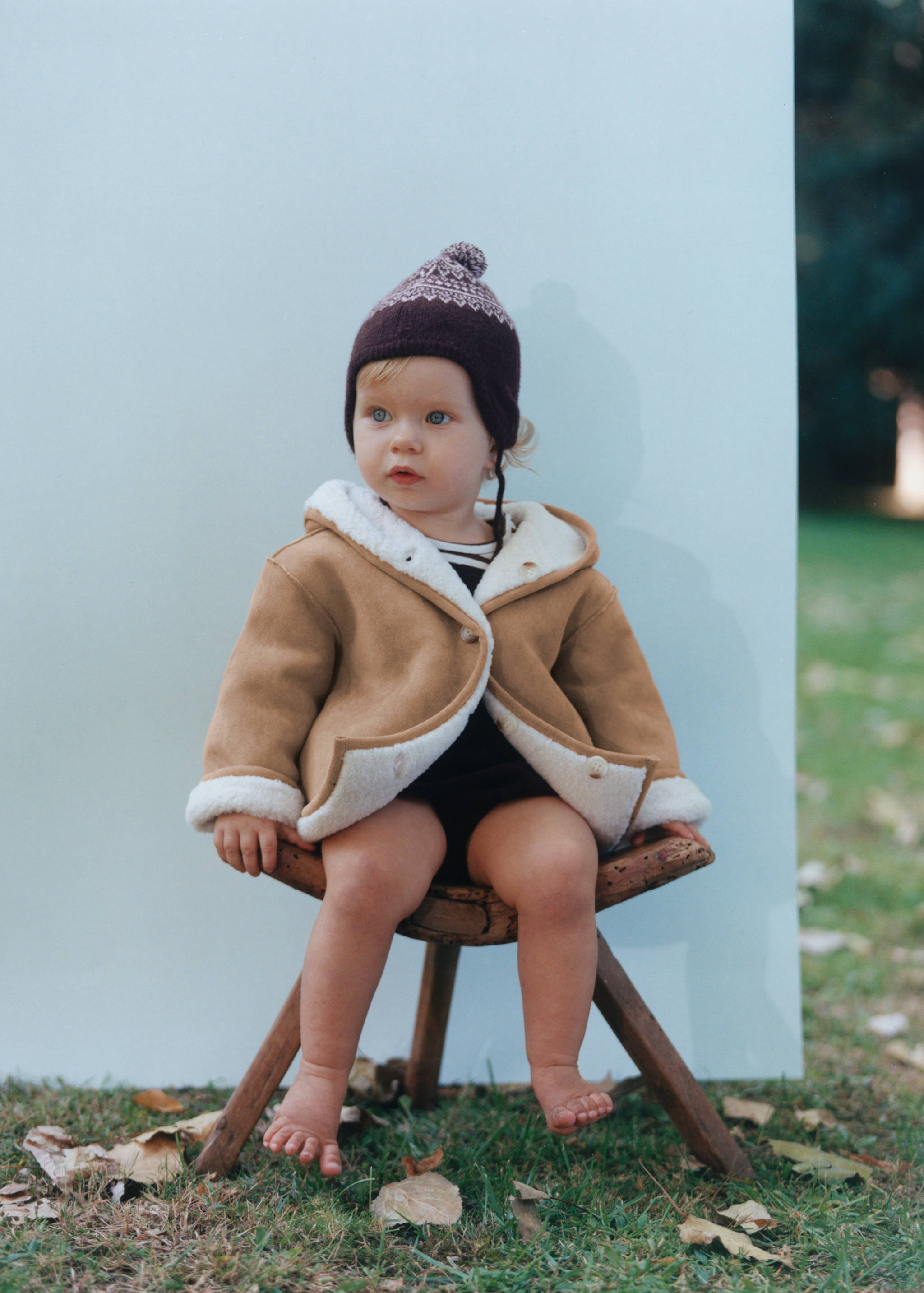 Reversible double-faced teddy coat - Details of the article 3
