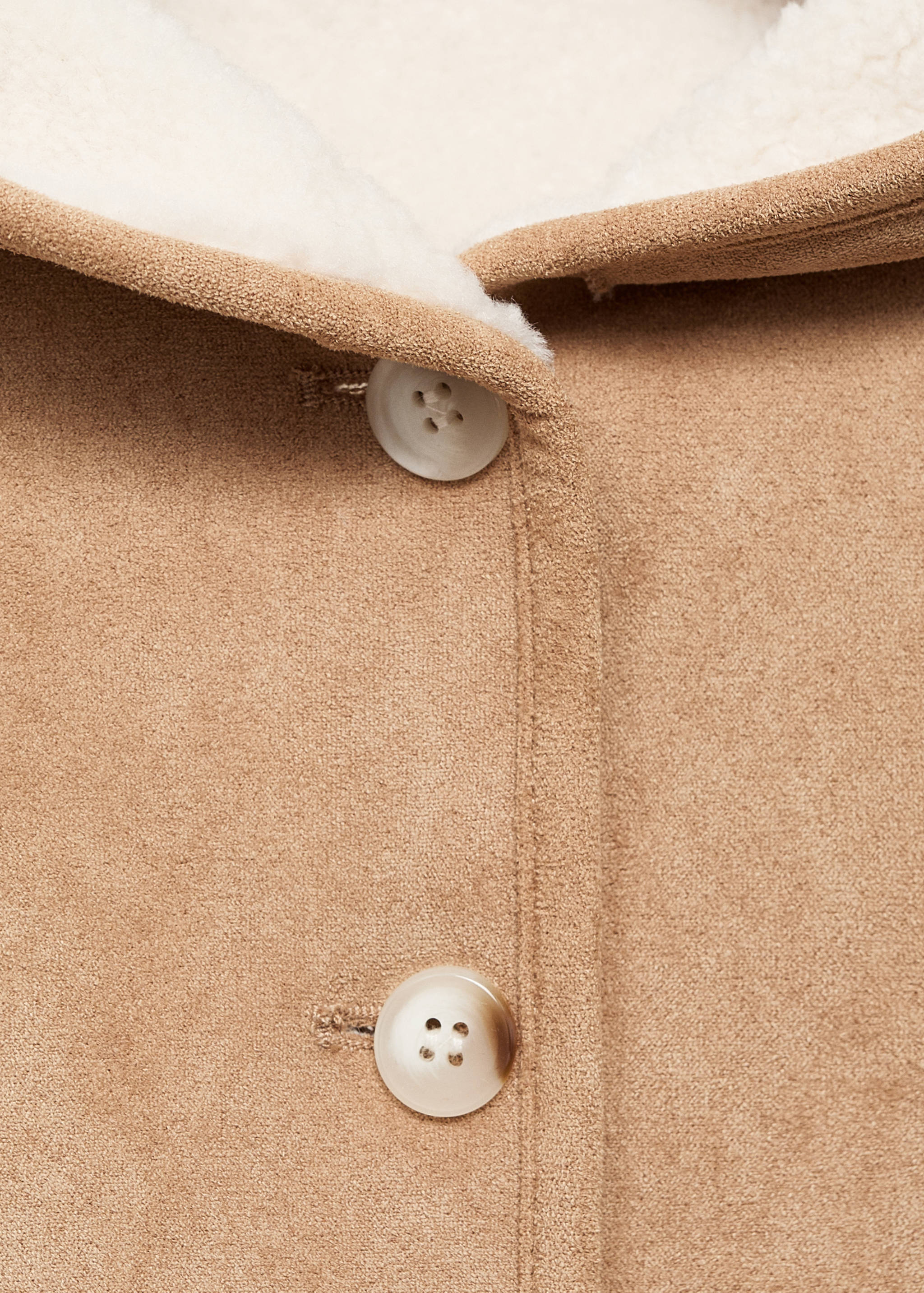 Reversible double-faced teddy coat - Details of the article 8