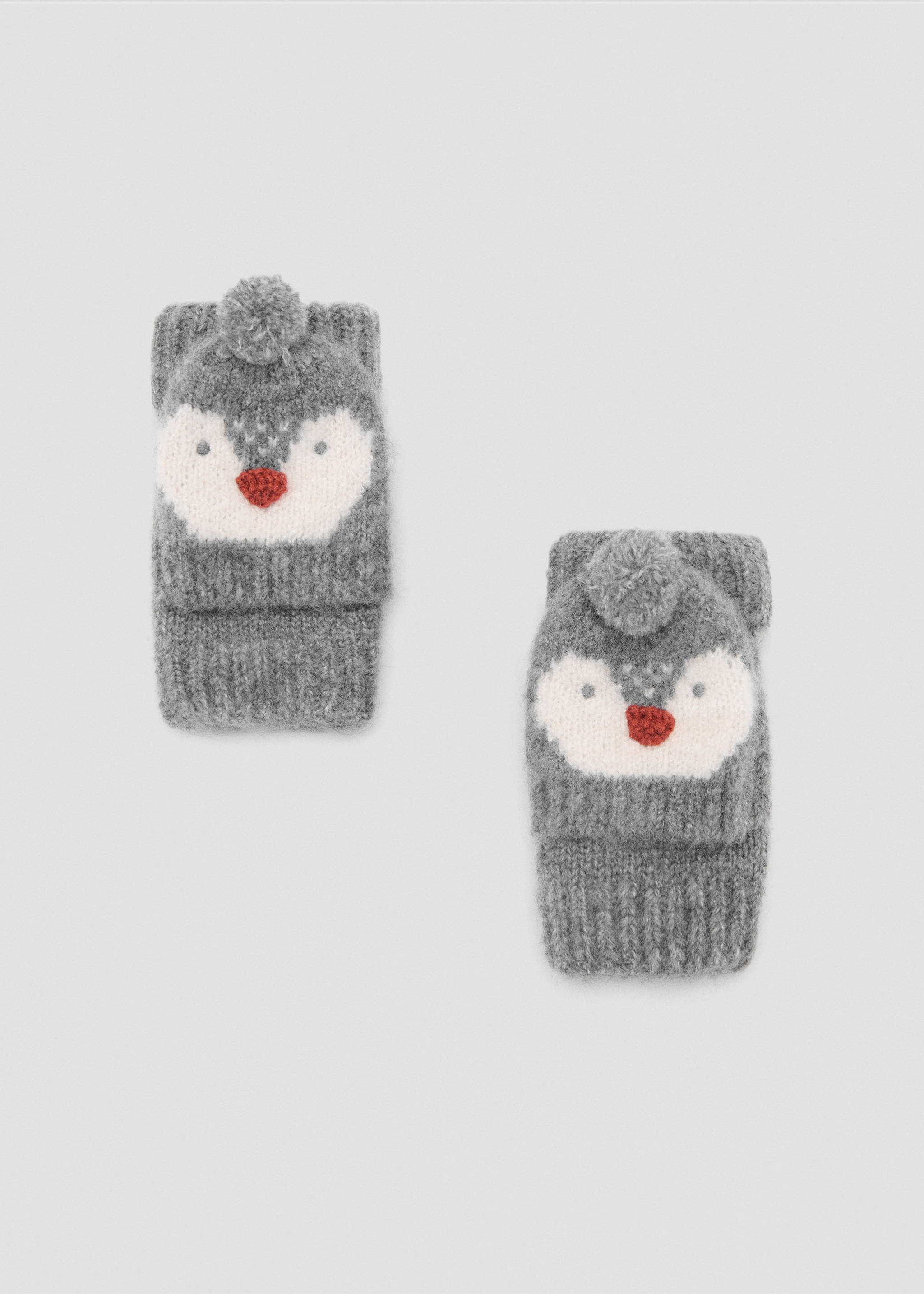 Penguin gloves - Article without model, Grey. Ref: 17066741-00.