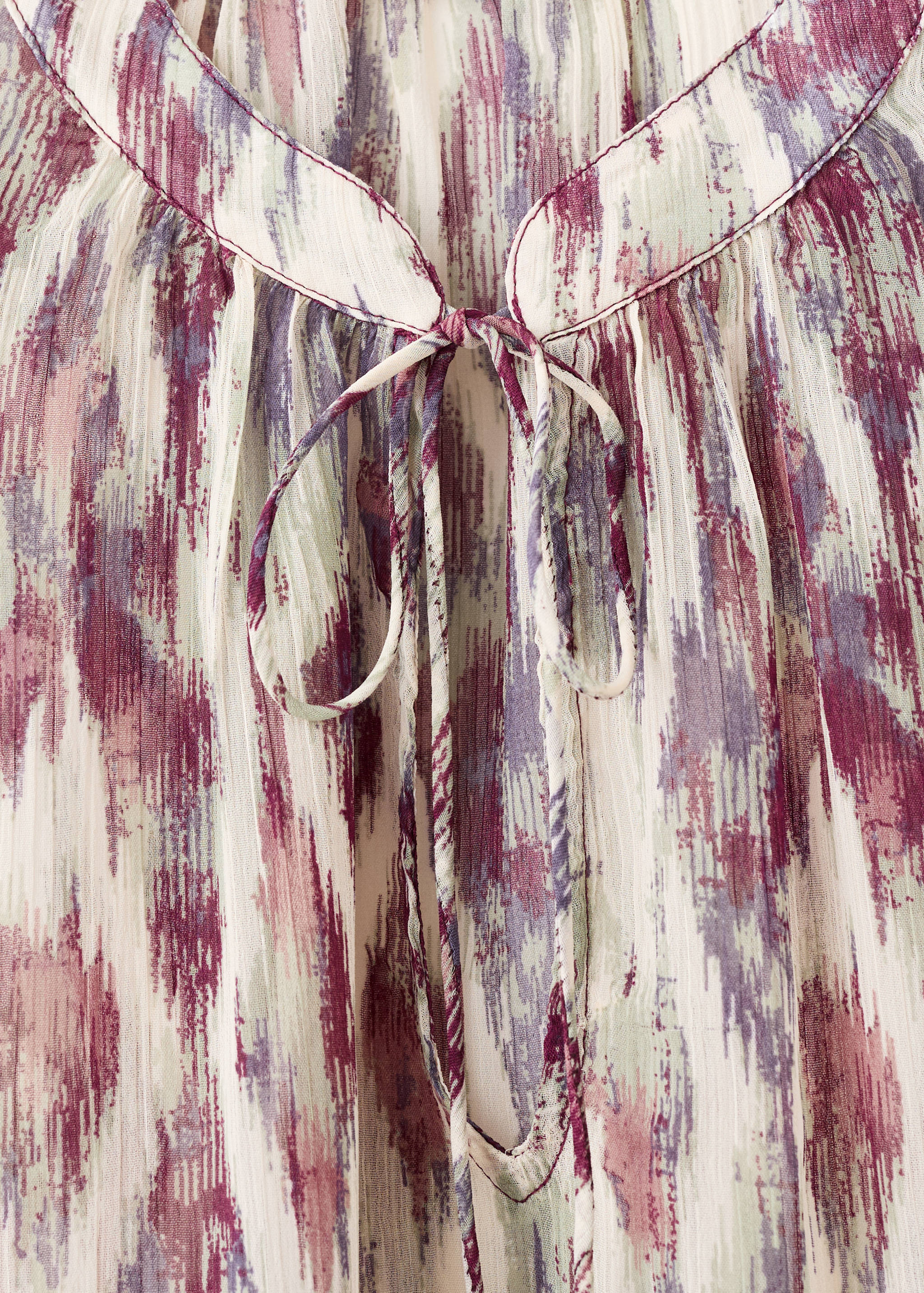 Blusa estampada semitransparente - Detalle del artículo 8