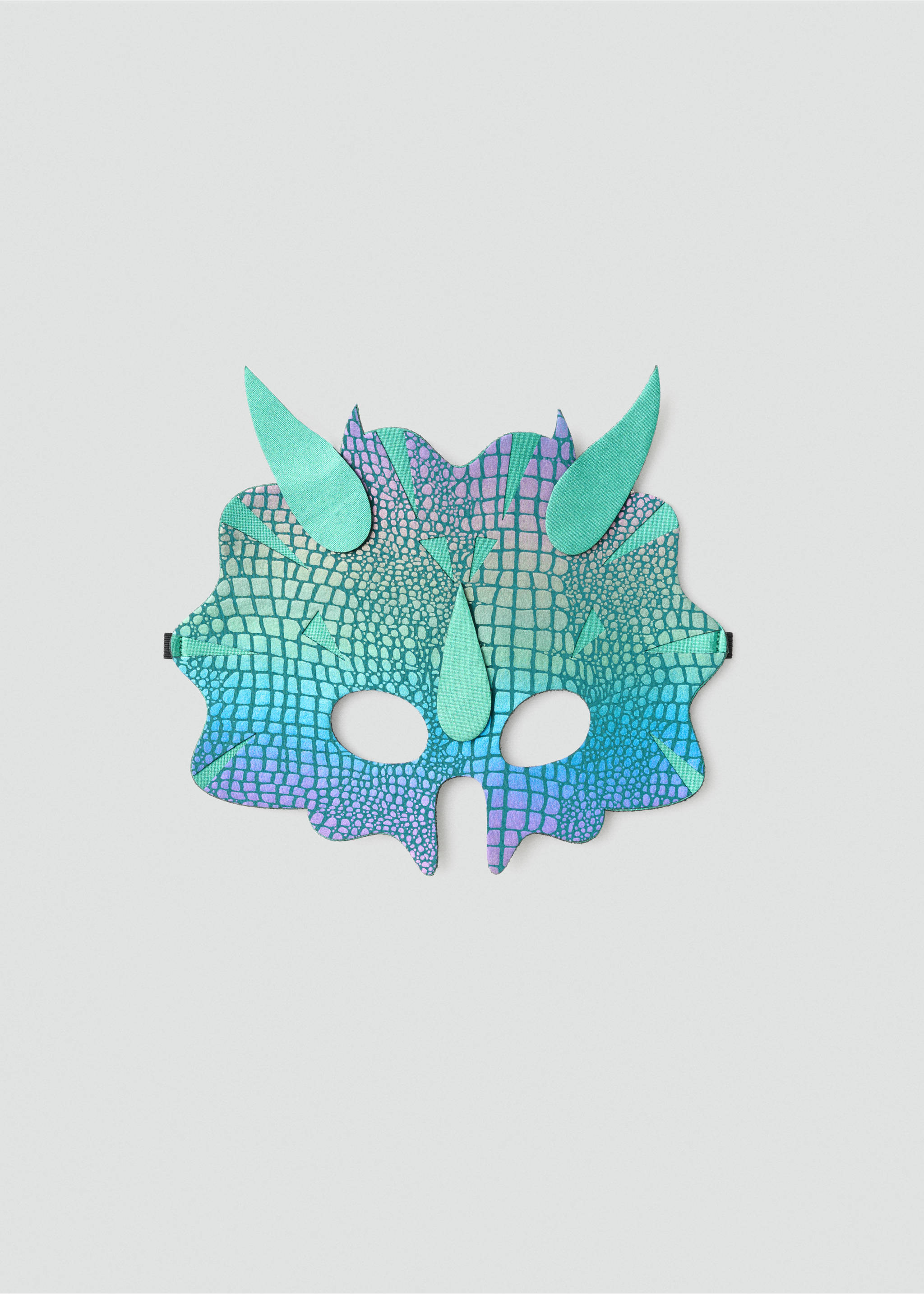Dragon-mask cloak - Details of the article 2, Green. Ref: 17067131-00.