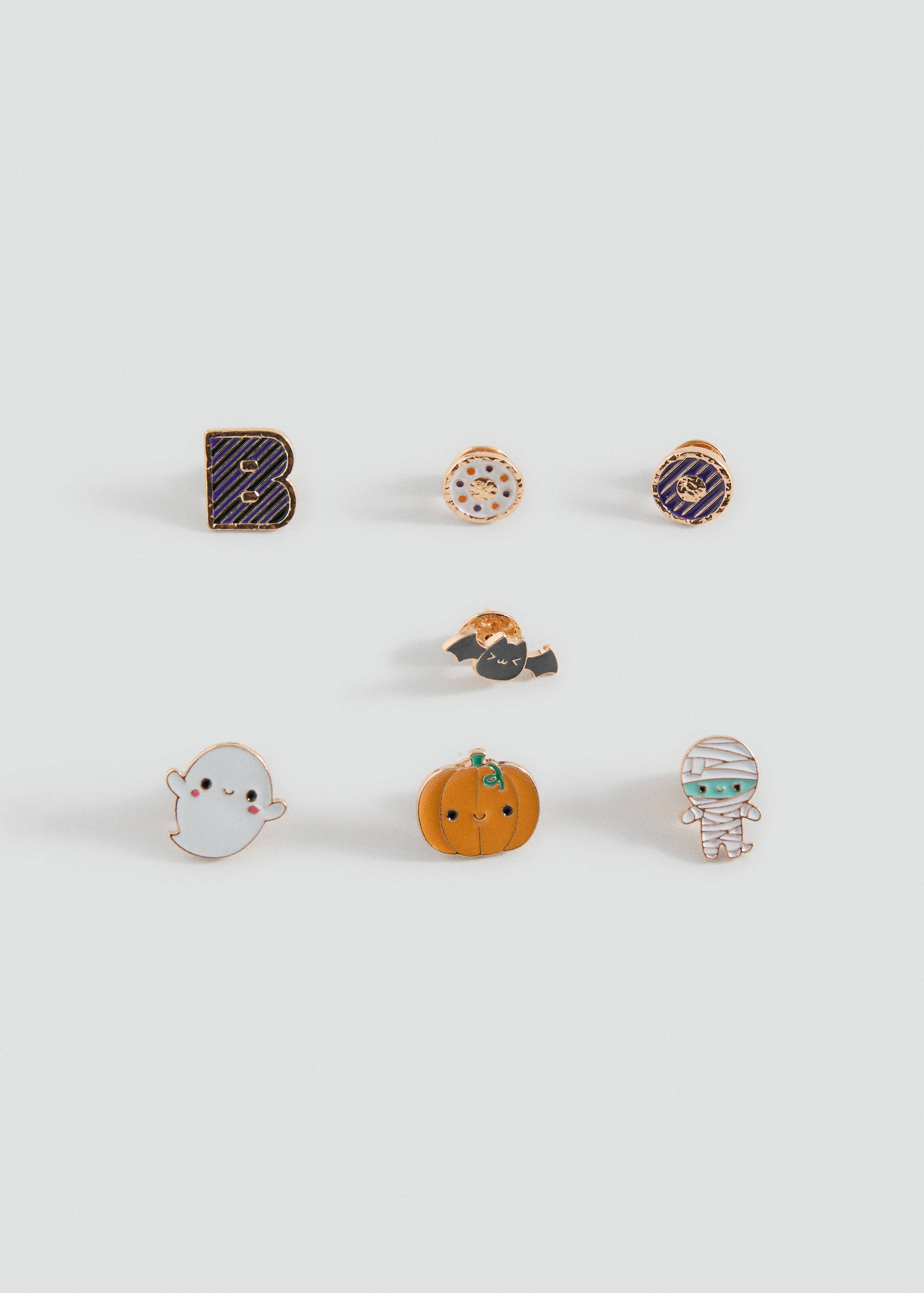 Pakke med Halloween-pins - Artikkel uten modell