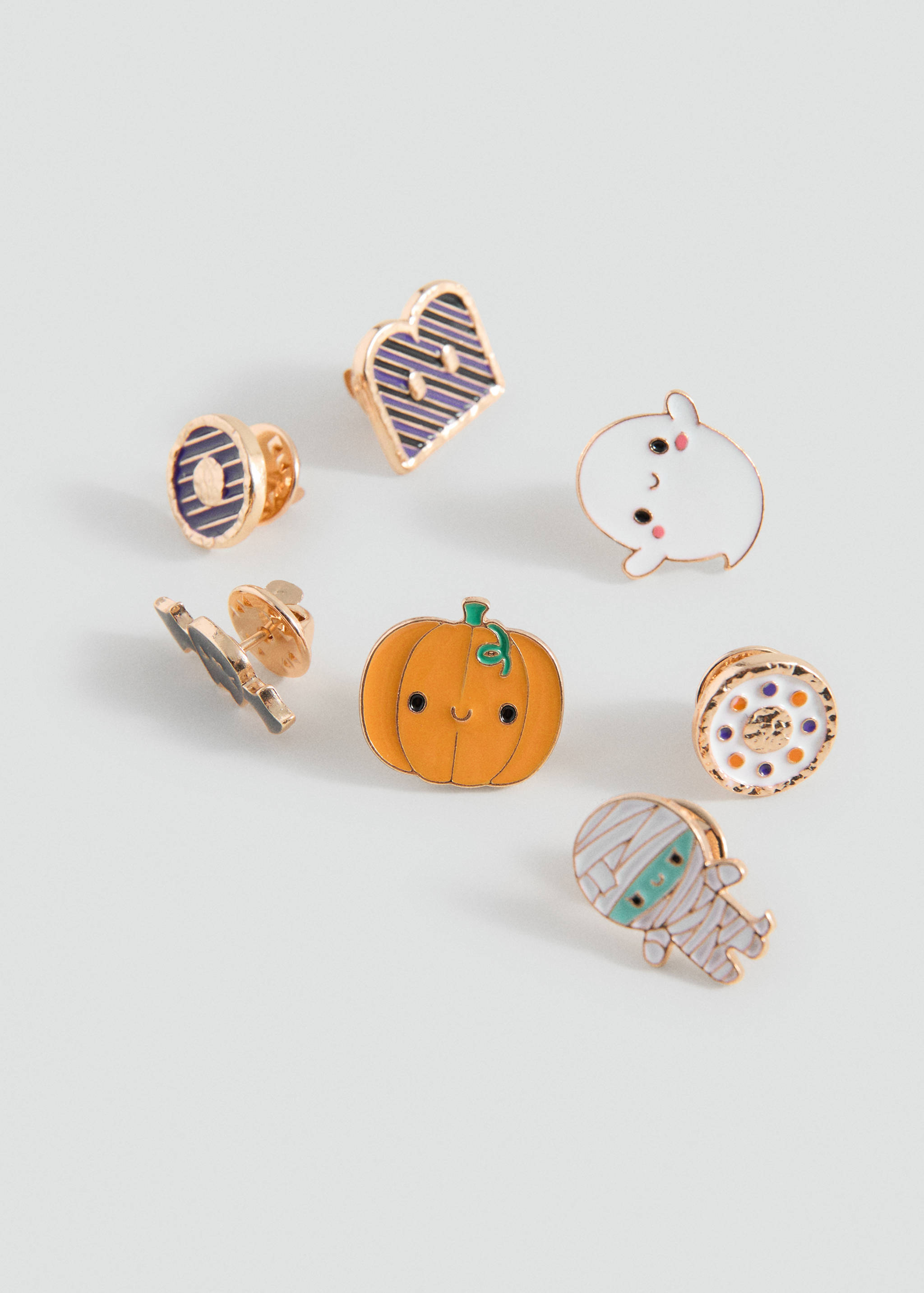 Pakke med Halloween-pins - Halvtotal bildeutsnitt