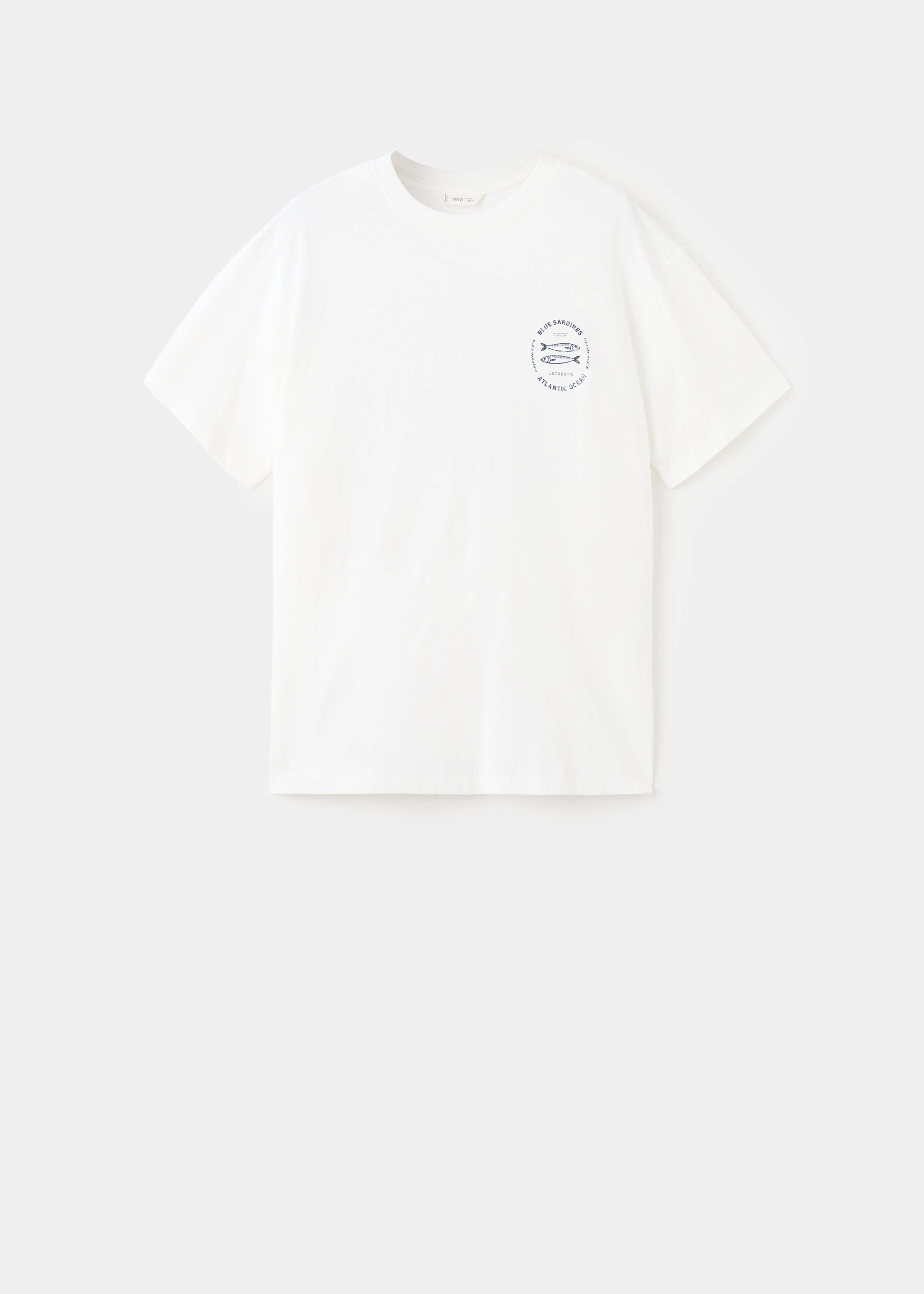 Printed cotton-blend t-shirt - Article without model