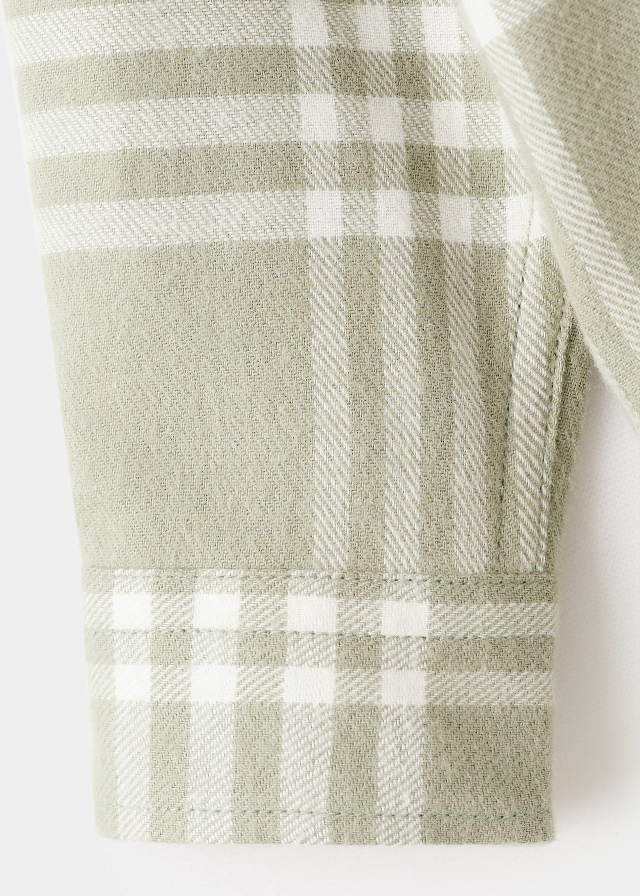 Cotton check shirt - Details of the article 0