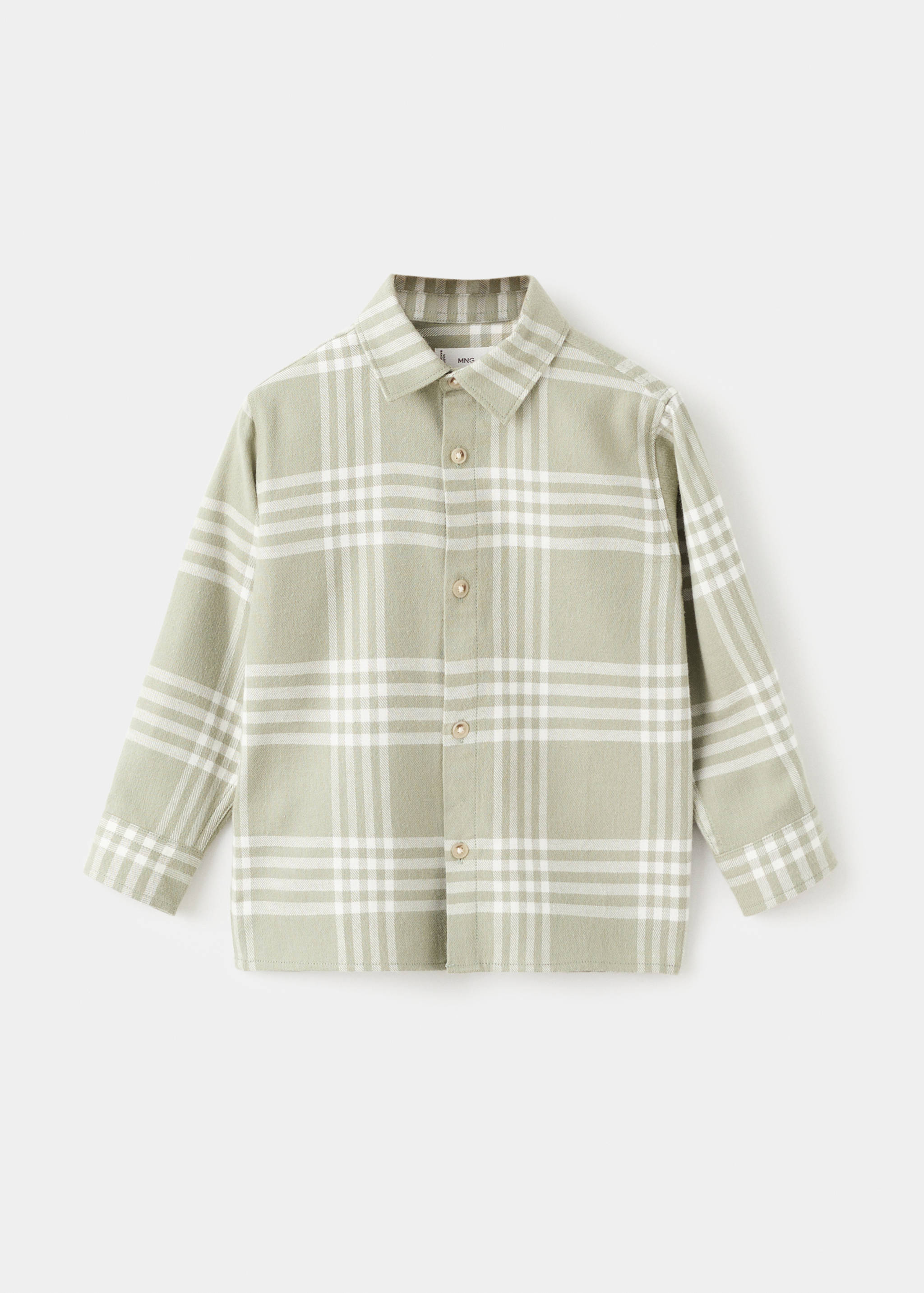 Cotton check shirt - Article without model