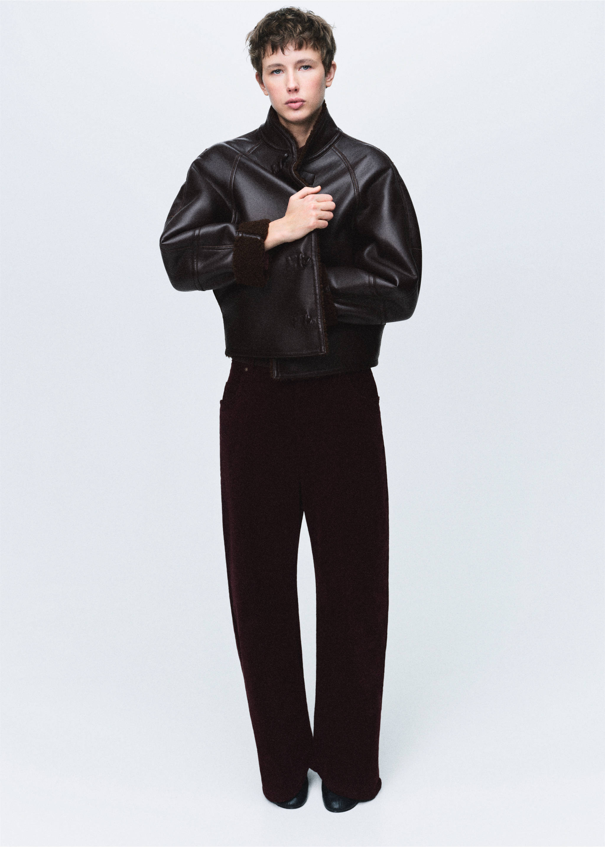 Reversible shearling jacket - General plane, Black. Ref: 17067768-00.