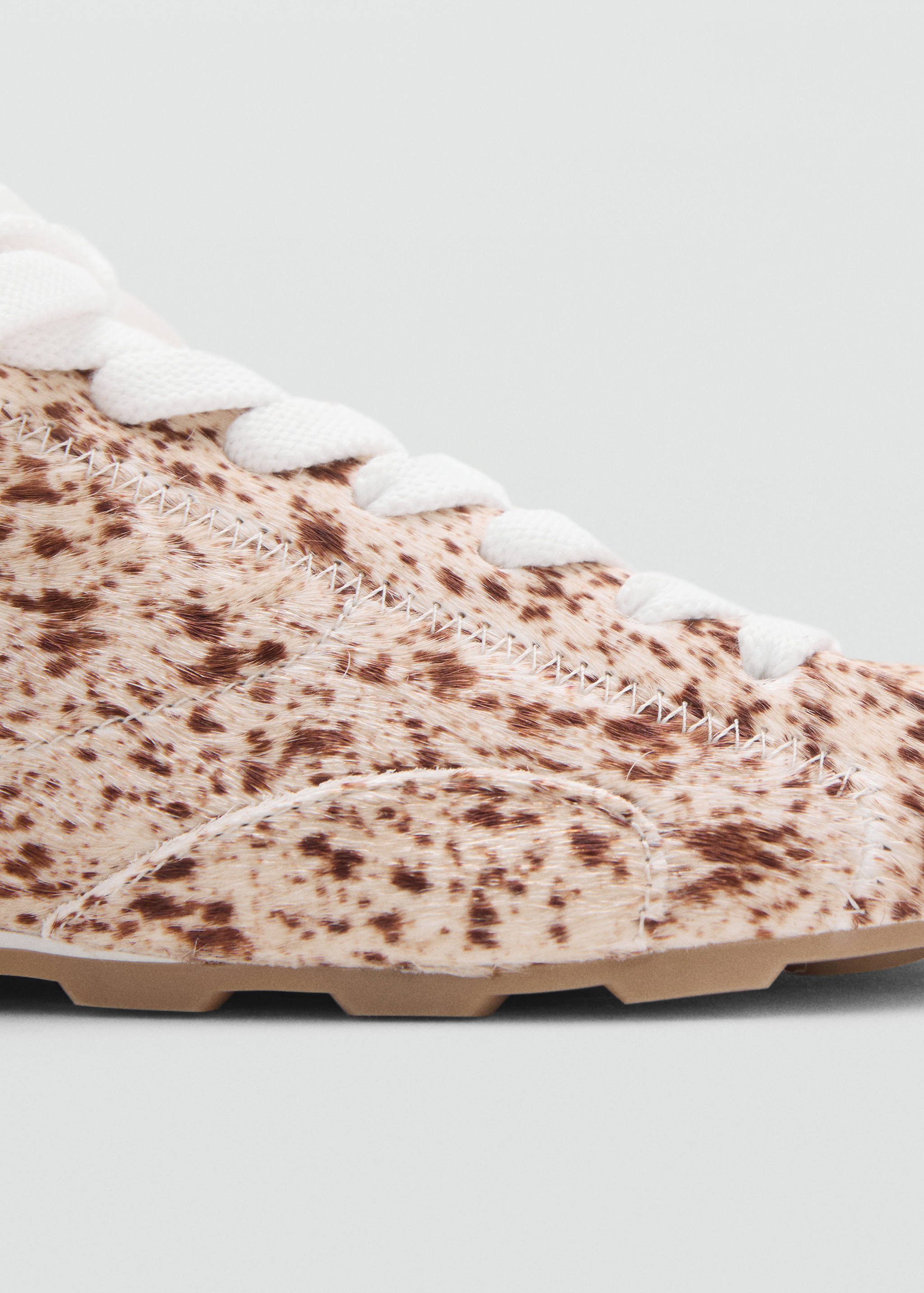 Leder-Sneaker mit Pelz - Detail des Artikels 3