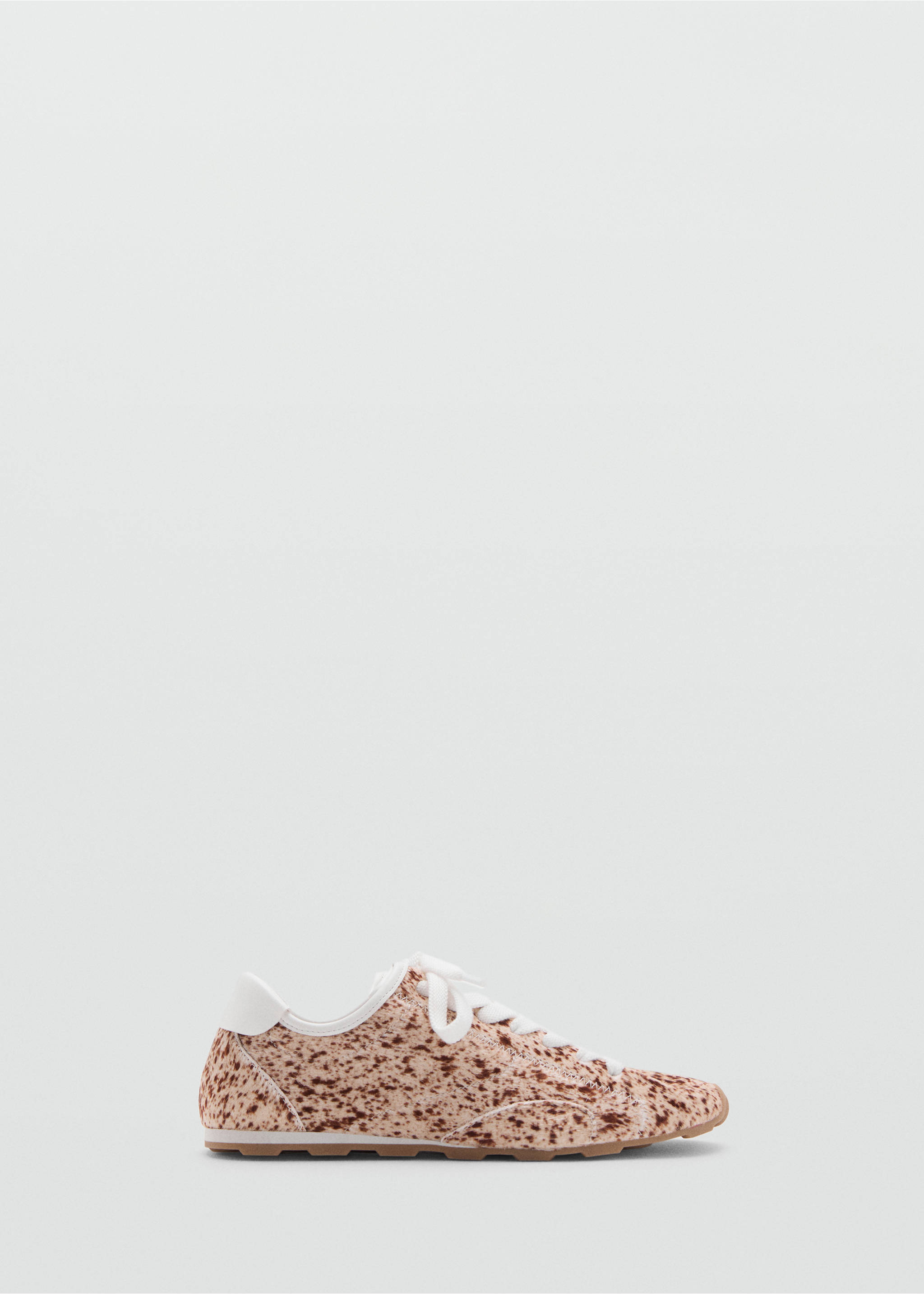 Skórzane buty sportowe z futerkiem - Artykuł bez modela/modelki, Beżowy. Ref: 17067776-00.