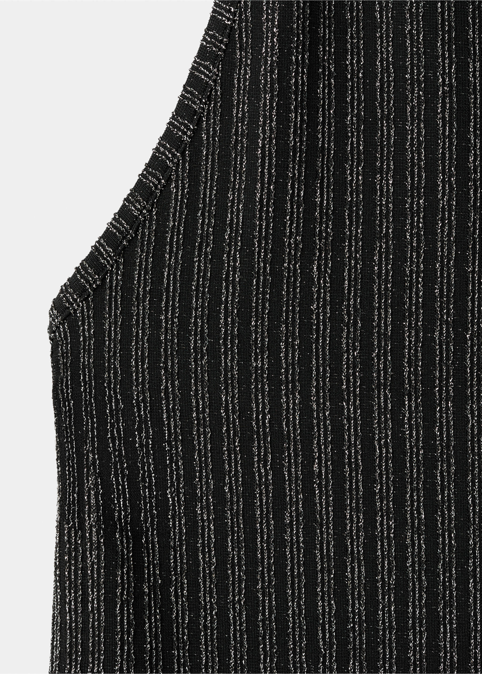 Vestit lúrex coll halter - Detall de l'article 0, Negre. Ref: 17067783-00.