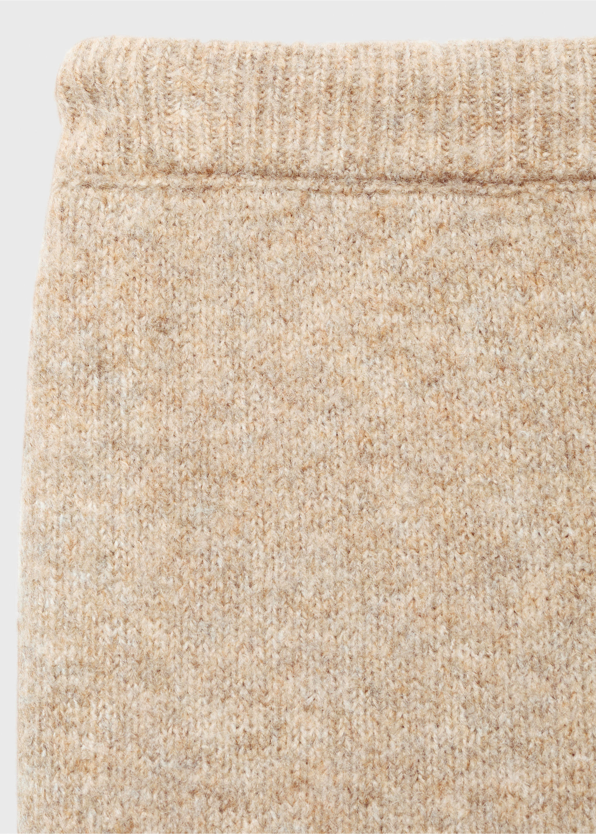 Gerade Strickhosen - Detail des Artikels 0, Mittelbraun. Ref: 17067787-00.