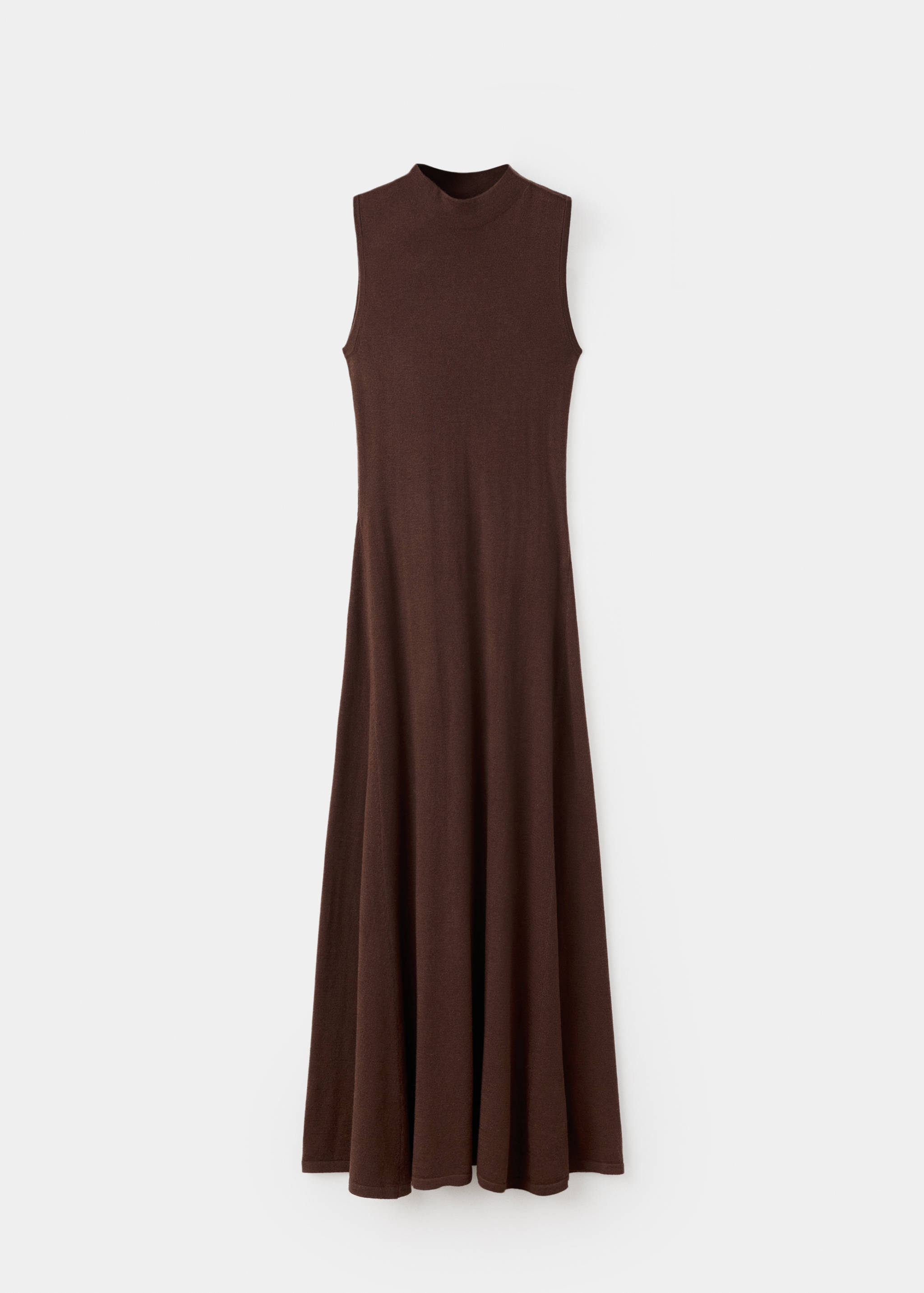Perkins-neck knitted dress - Article without model