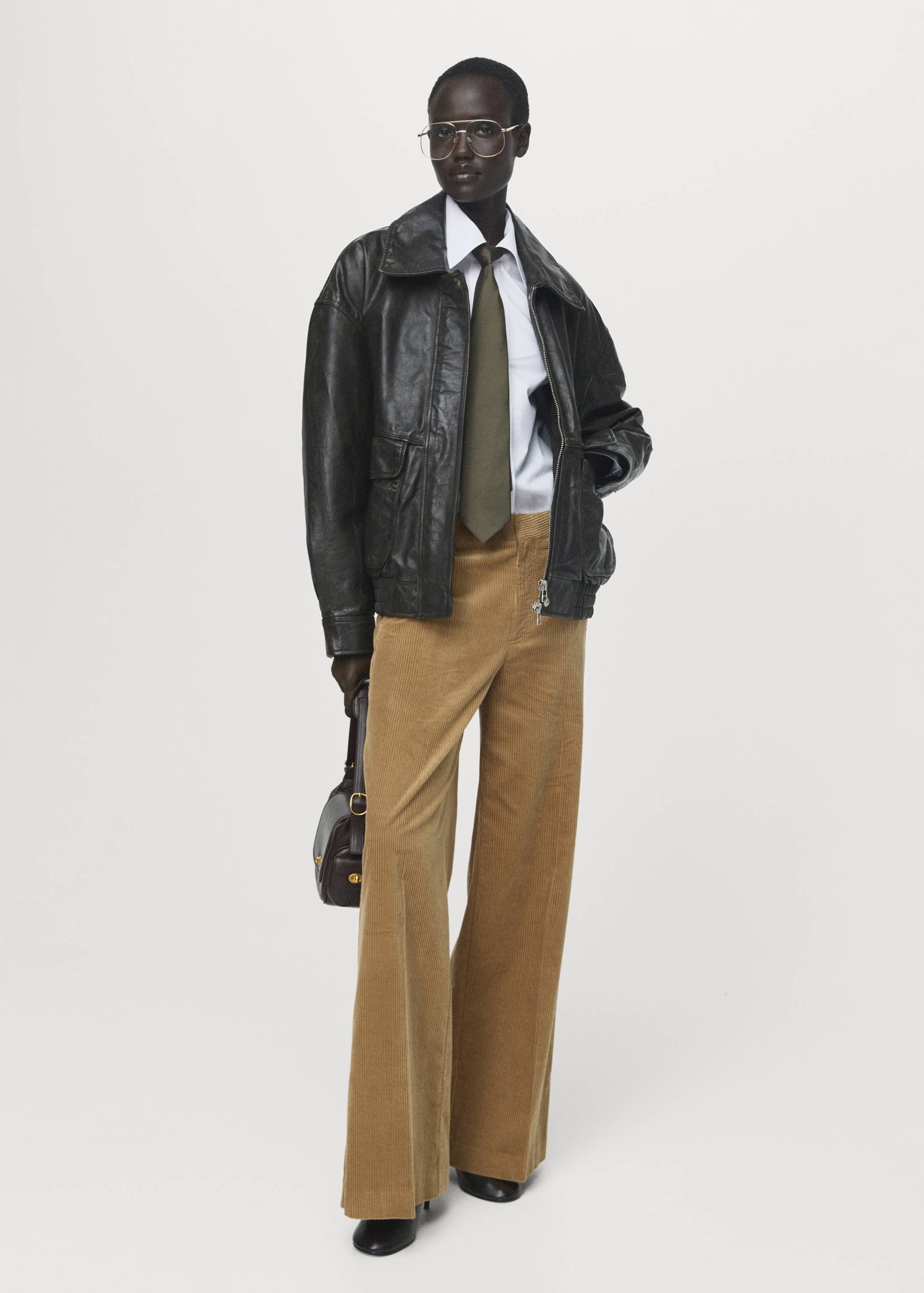 Wideleg corduroy broek - Overzichtstekening