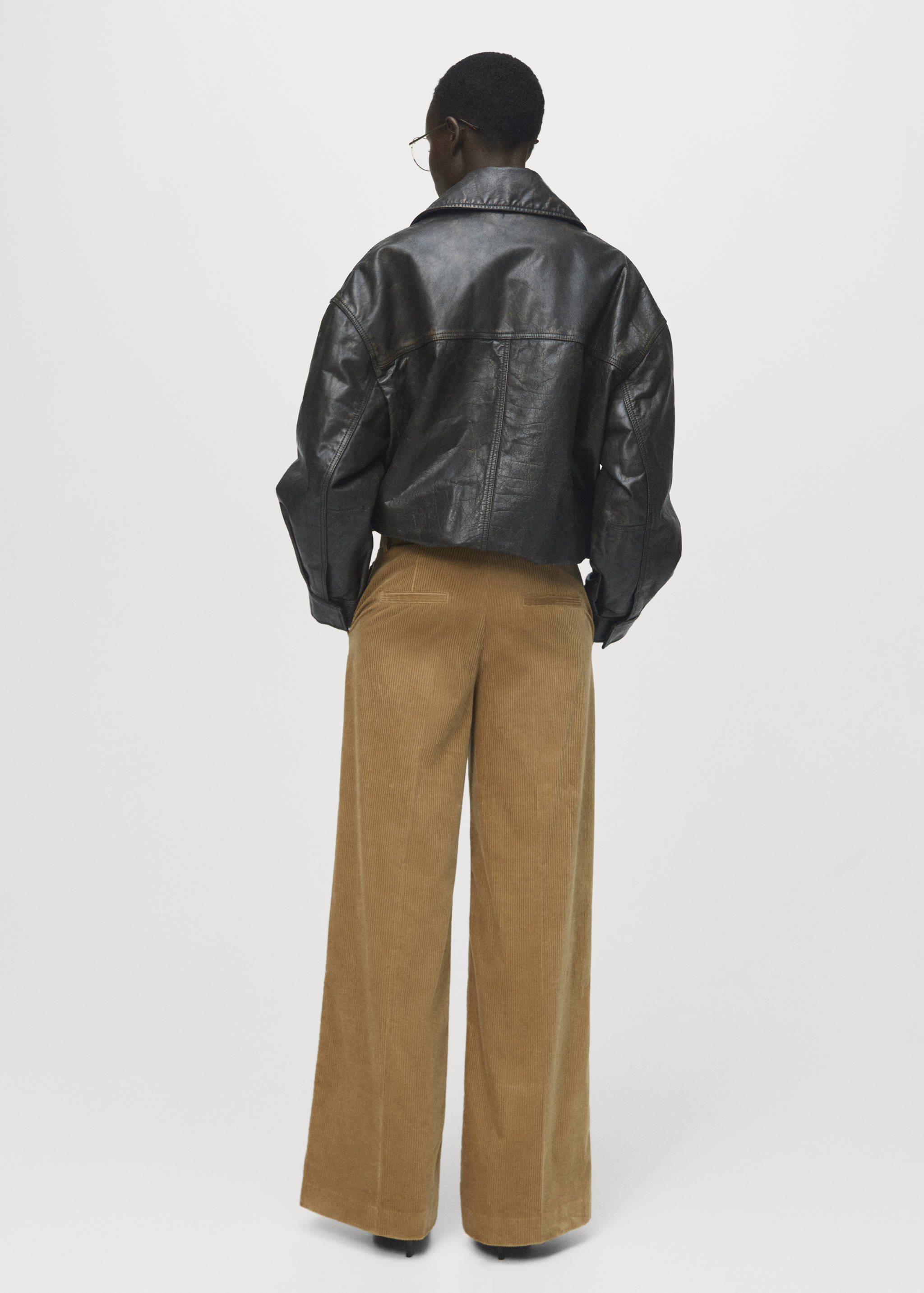 Wideleg corduroy broek - Achterkant van het artikel