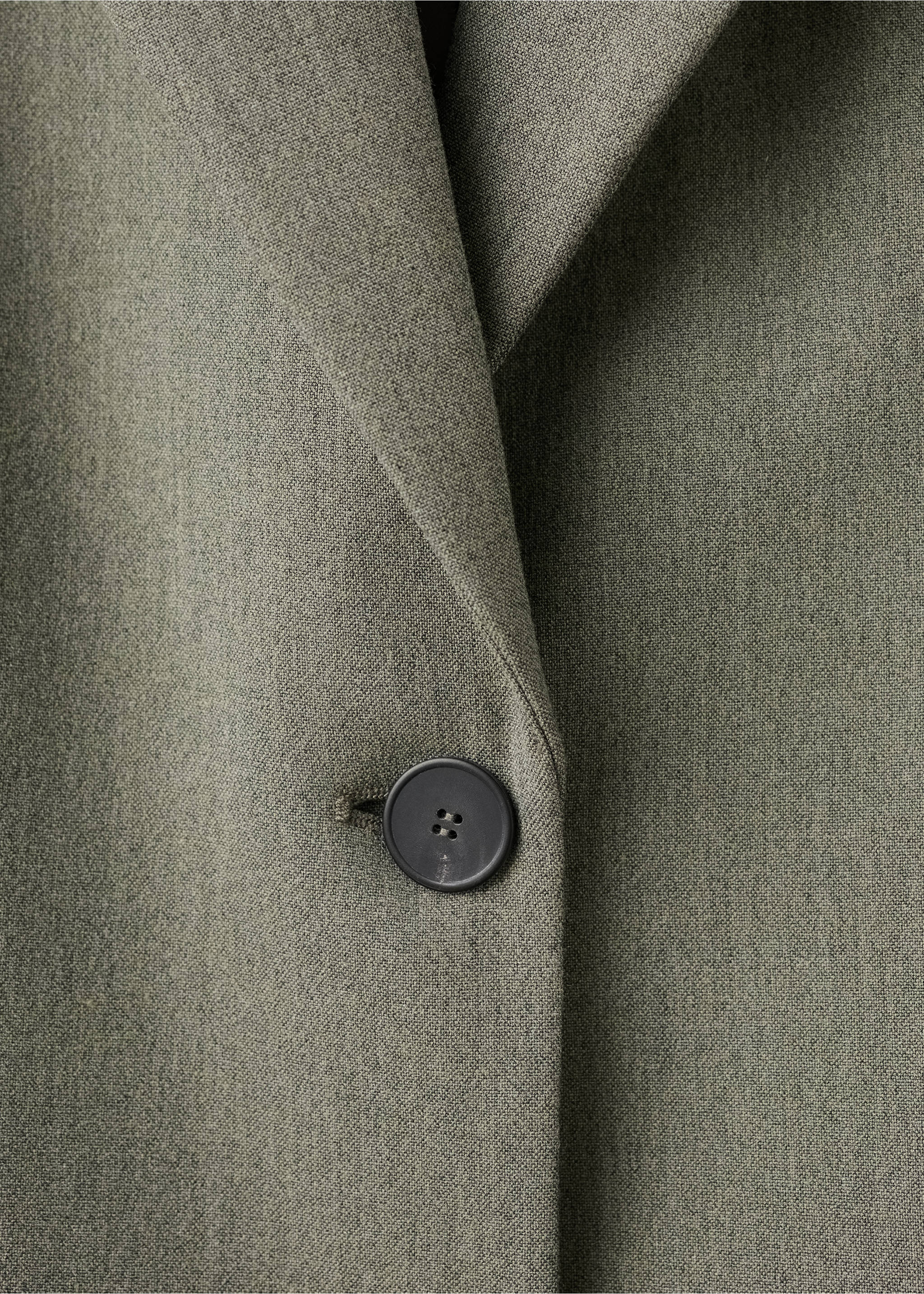 Suit blazer with flap pockets - Details of the article 8, Pastel Green. Ref: 17067818-00.