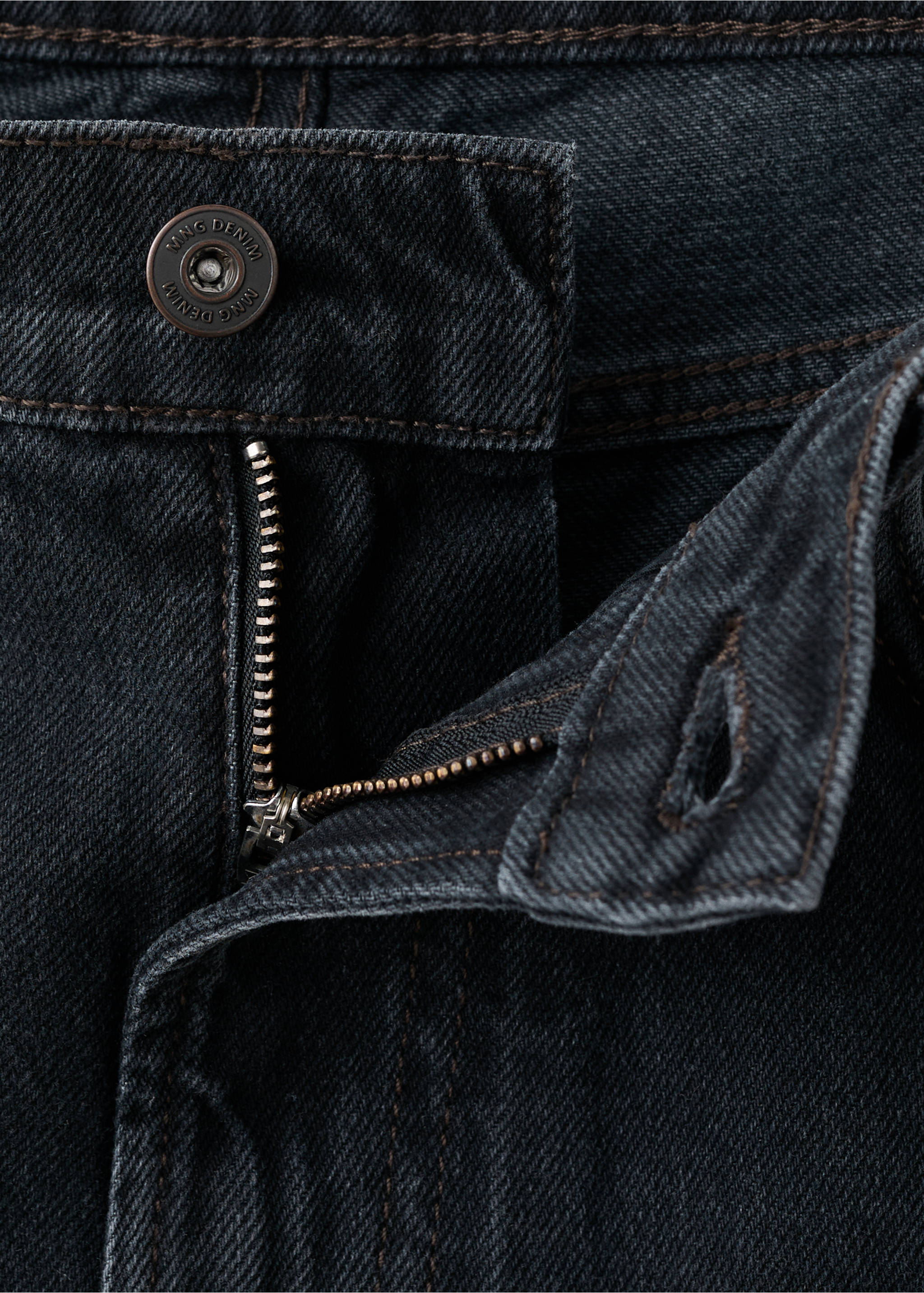Texans Lori tapered fit - Detall de l'article 0, Black denim. Ref: 17067883-00.