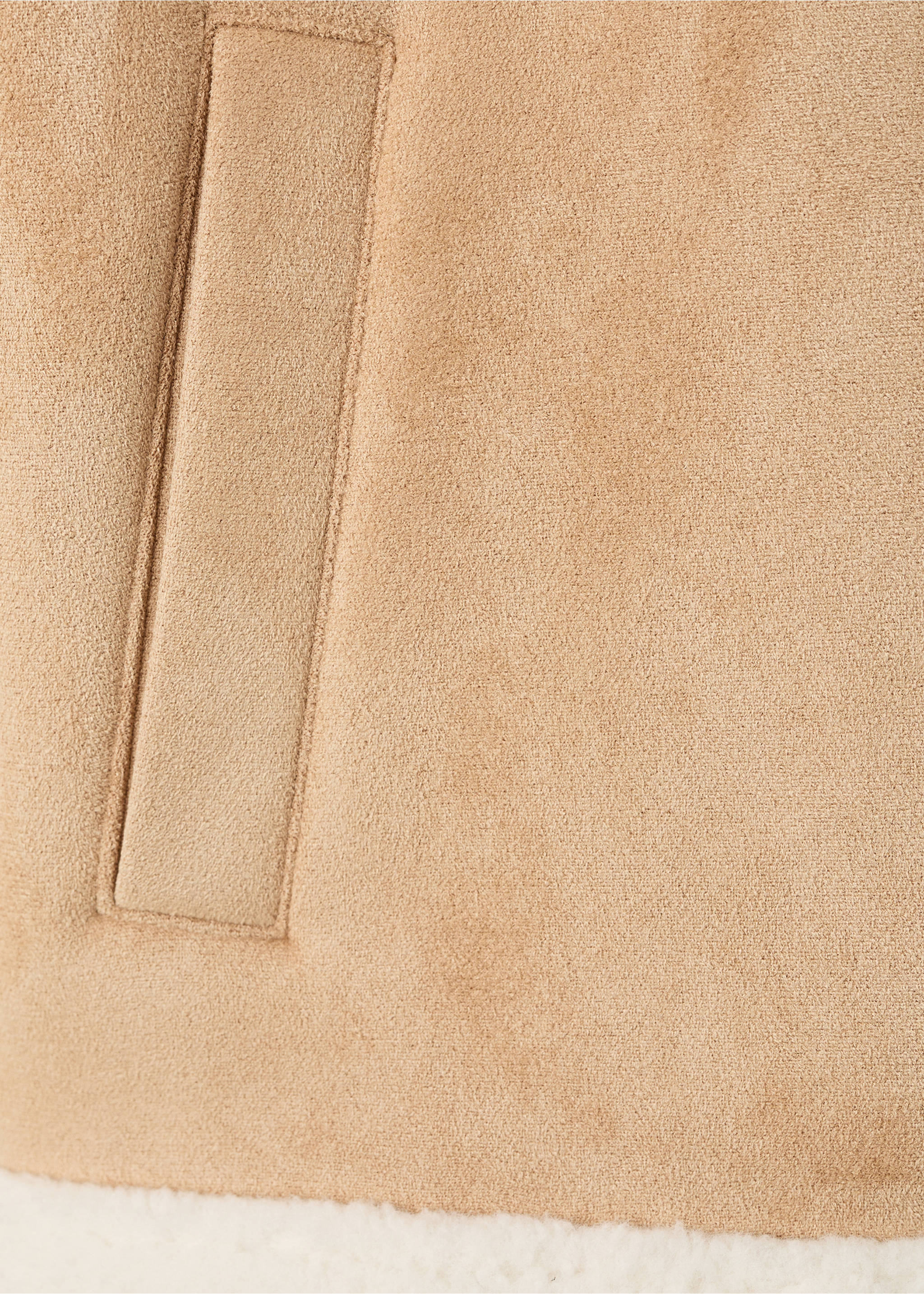 Shearling suede coat - Details of the article 0, Medium Brown. Ref: 17067889-00.