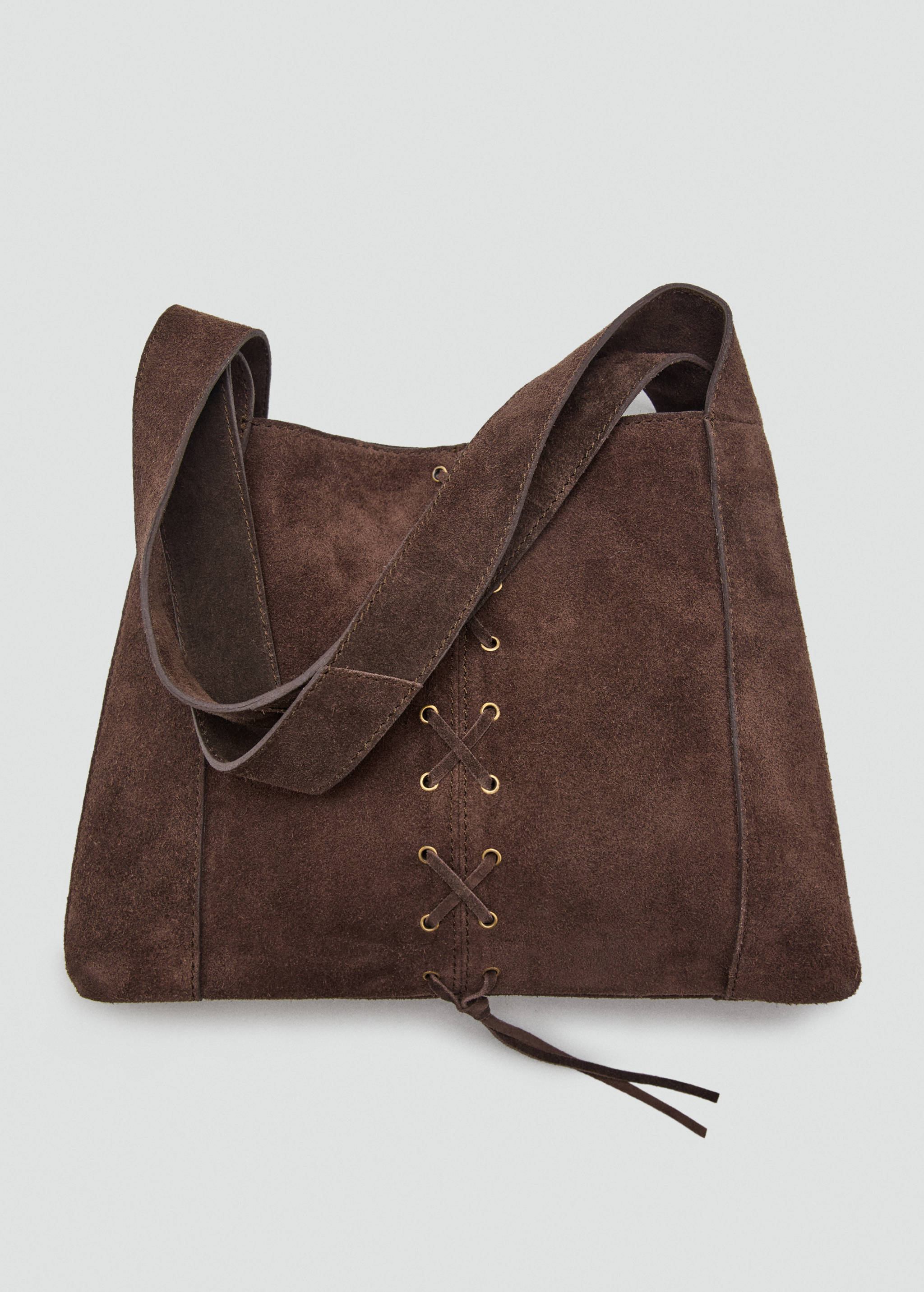 Leather bag with cord detail - Details of the article 1