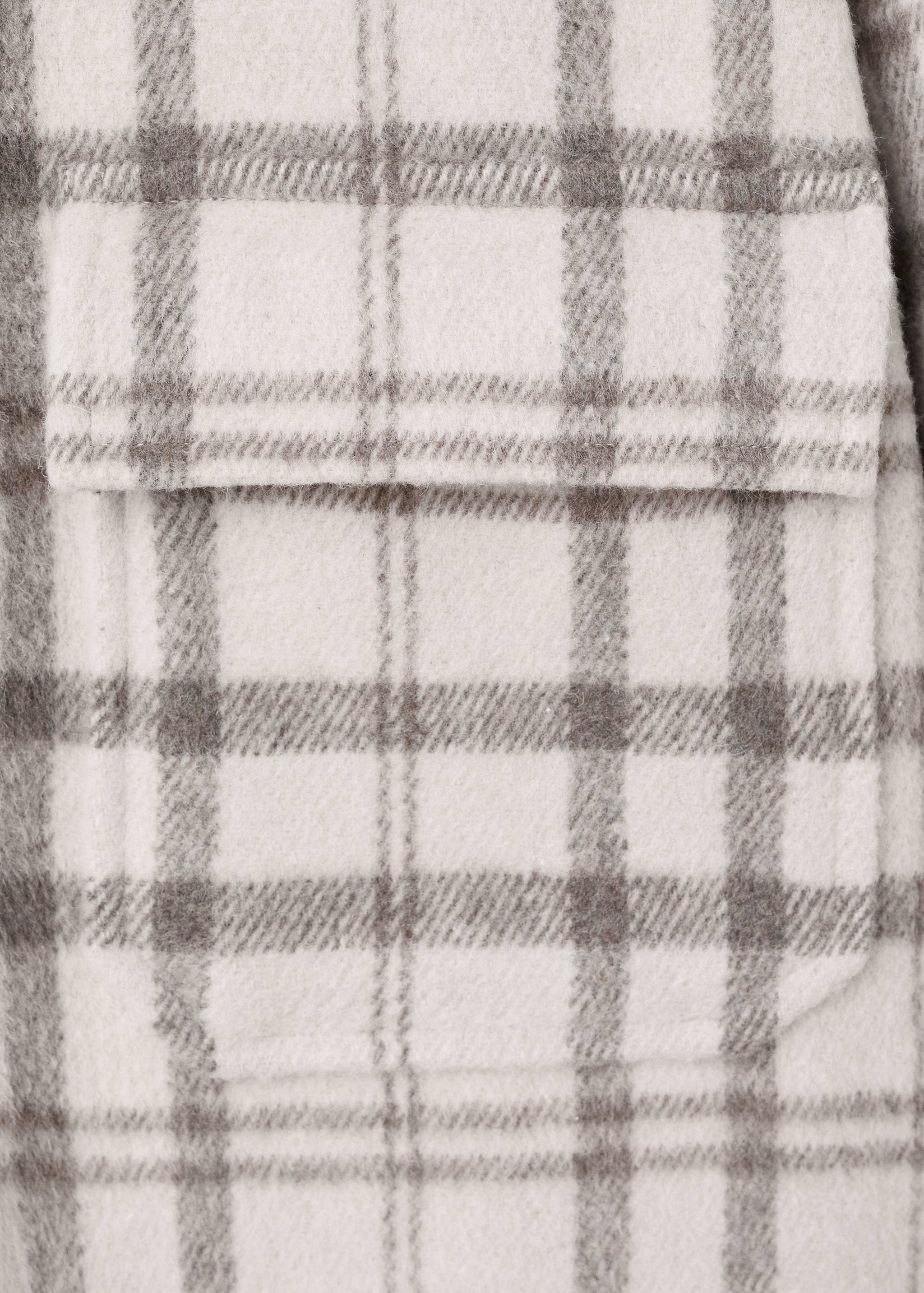 Check flannel overshirt - Details of the article 0