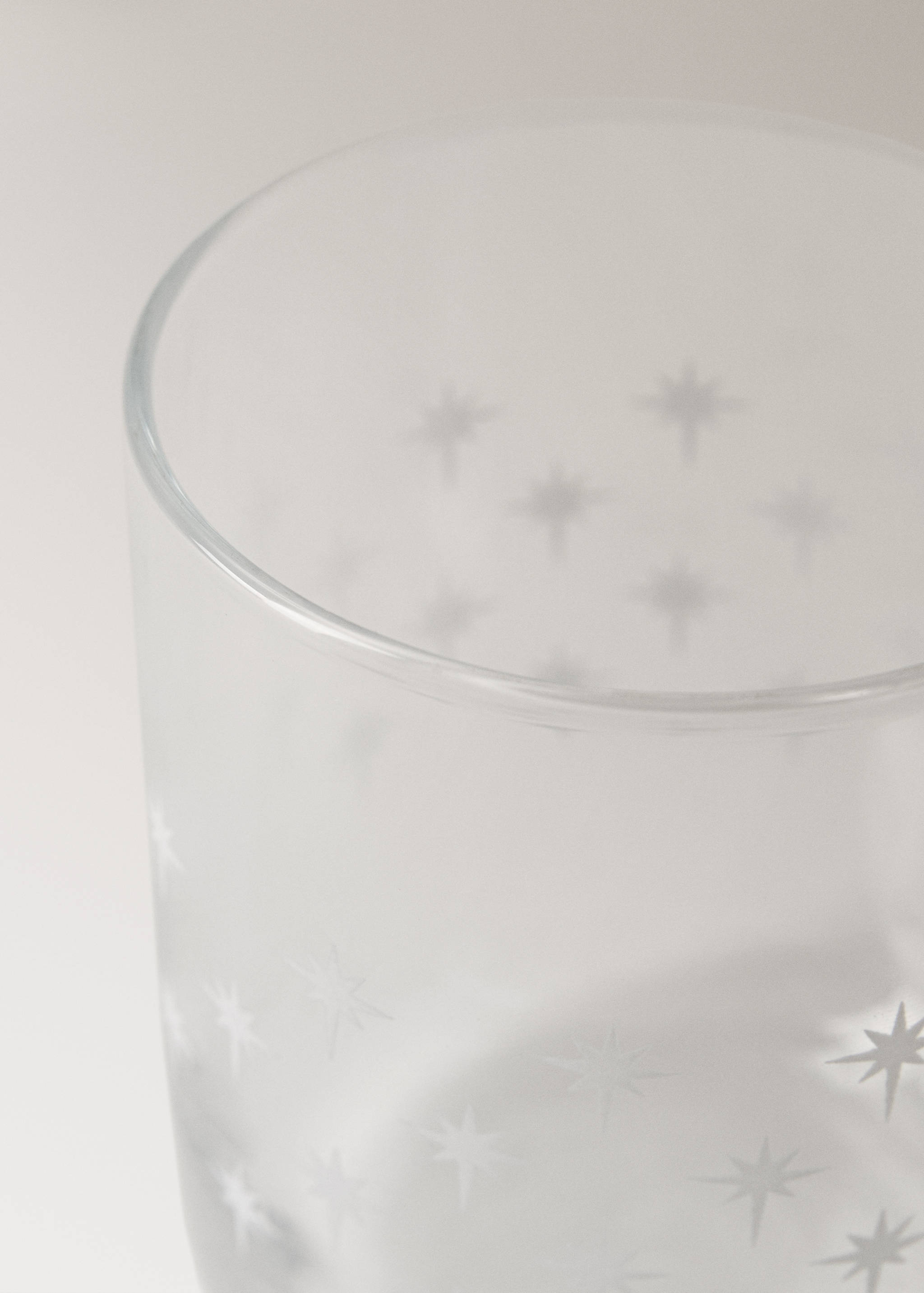 Transparentes Glasvase - Detail des Artikels 1