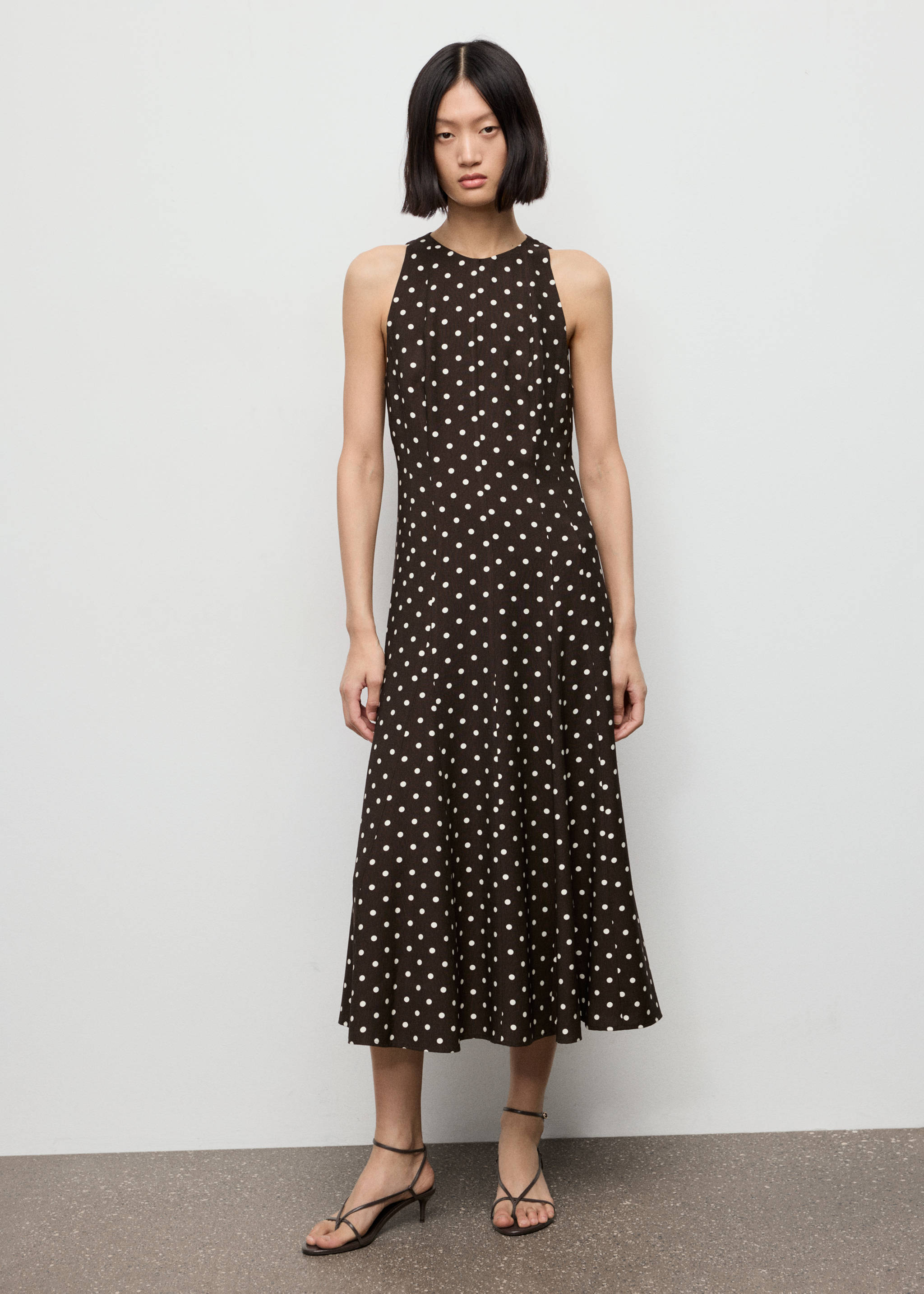 kate middleton a line dress Kate Middleton Black A-Line Knee Length Dress – Mislish main image 0