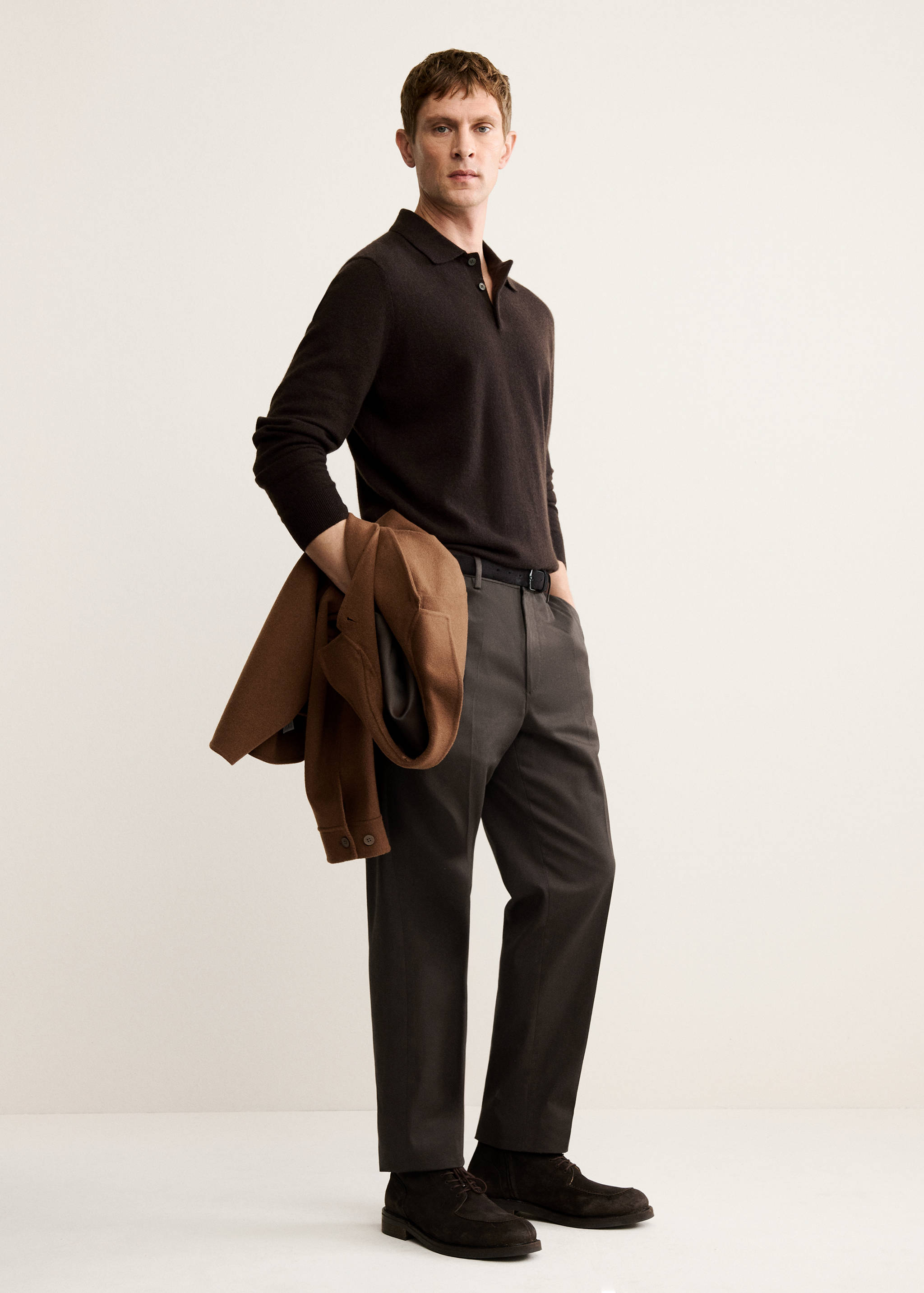 Regular-fit cotton trousers - Details of the article 2