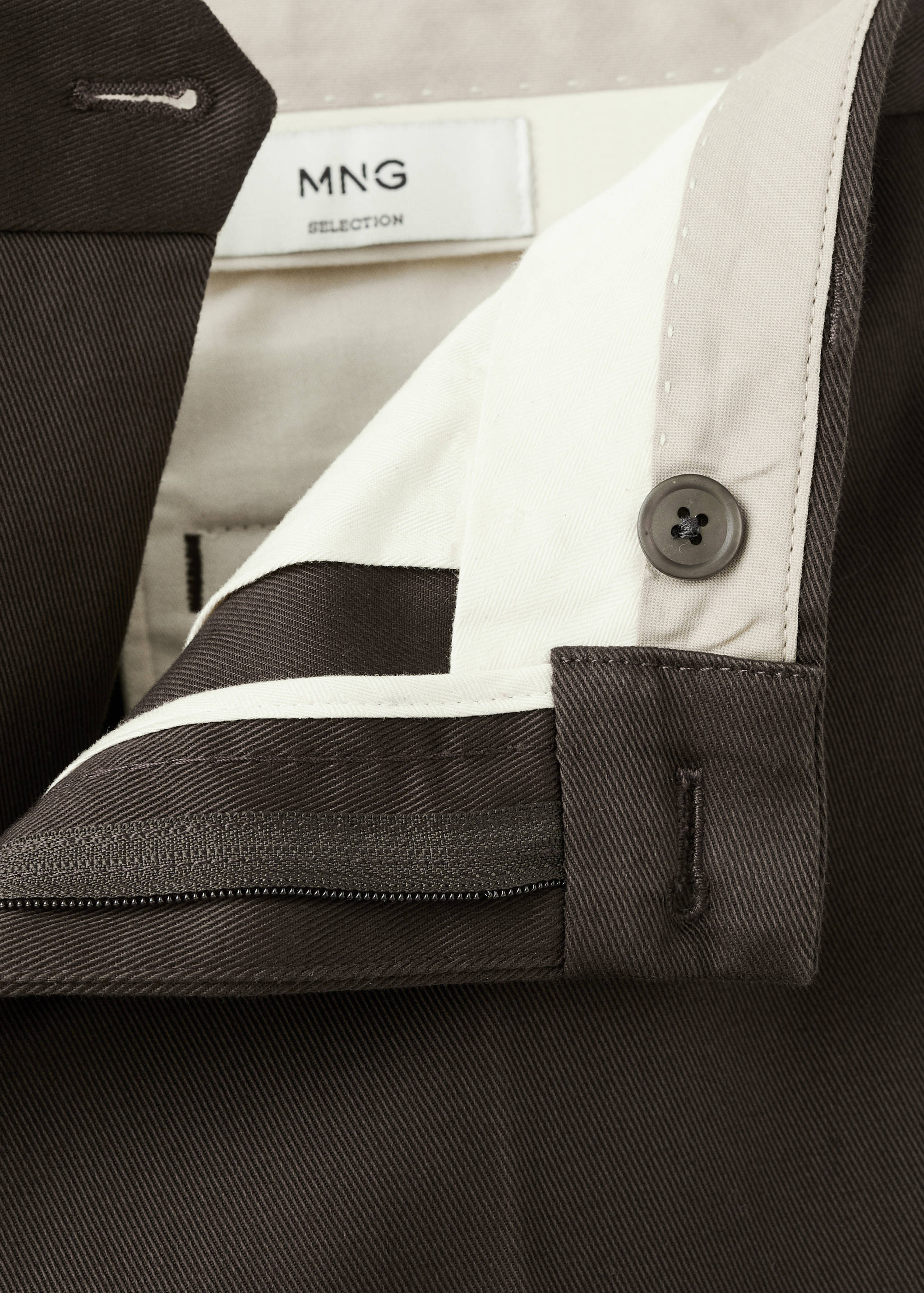 Regular-fit cotton trousers - Details of the article 8