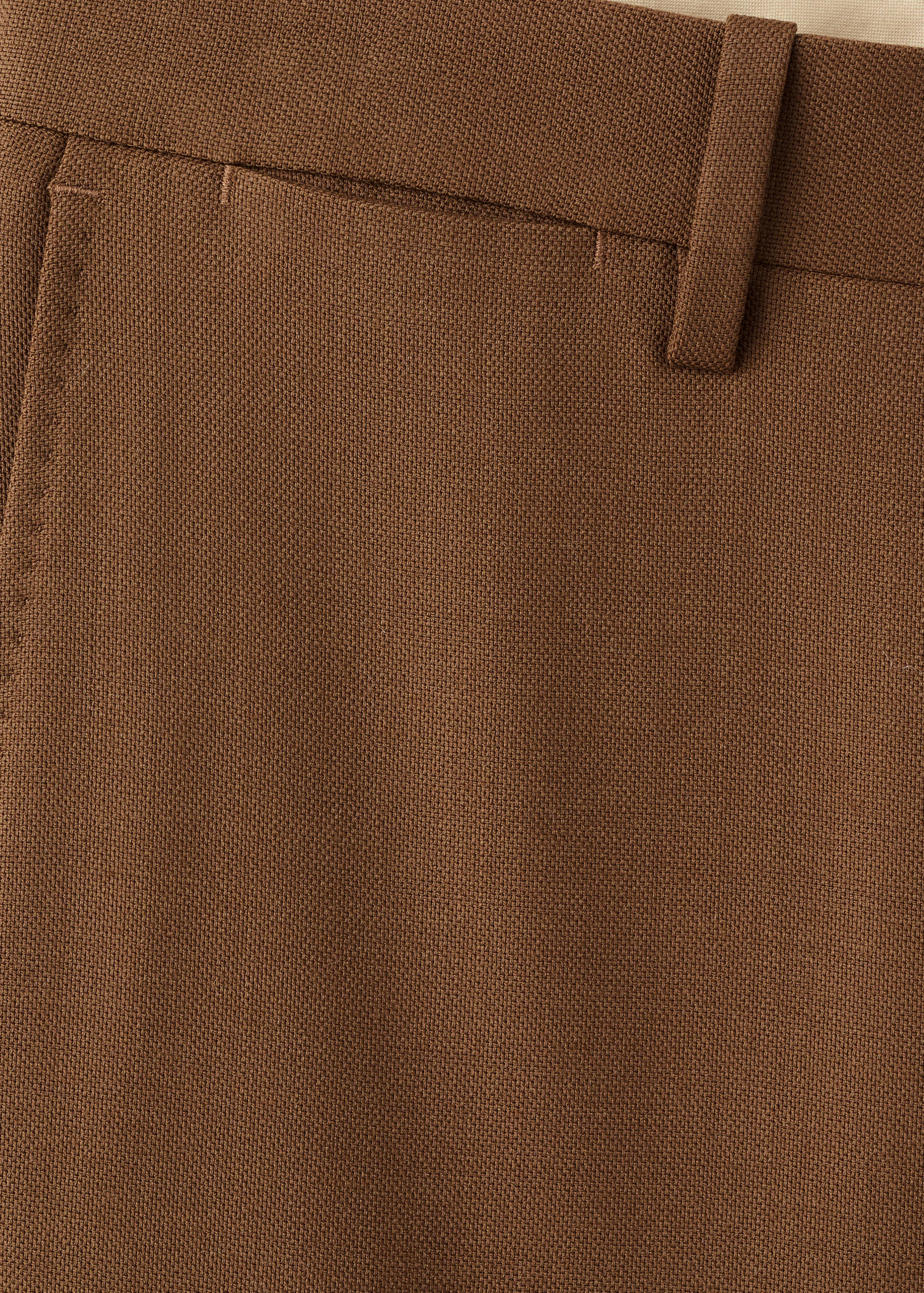 Italian wool flannel suit trousers - Details of the article 0