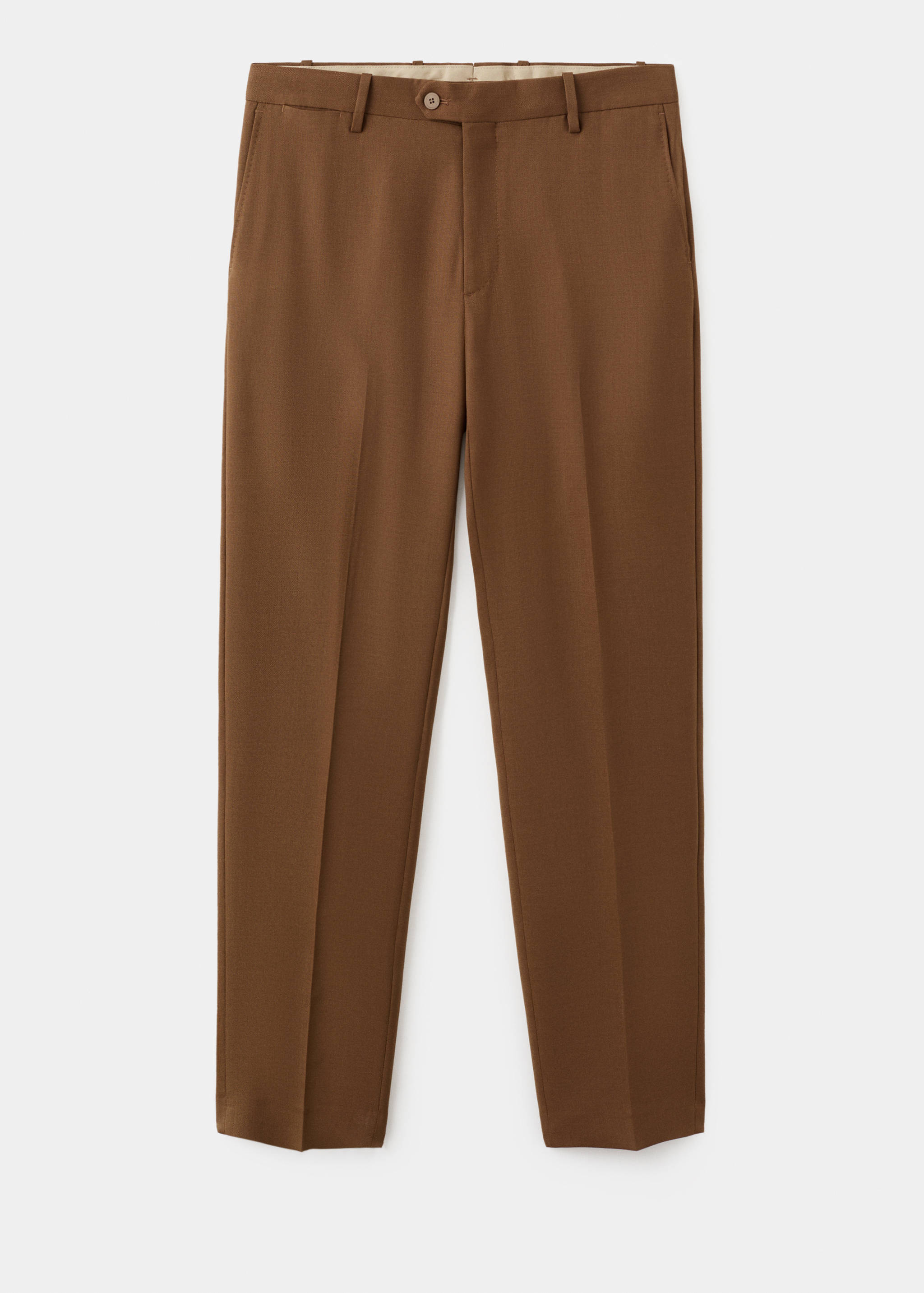 Italian wool flannel suit trousers - Article without model