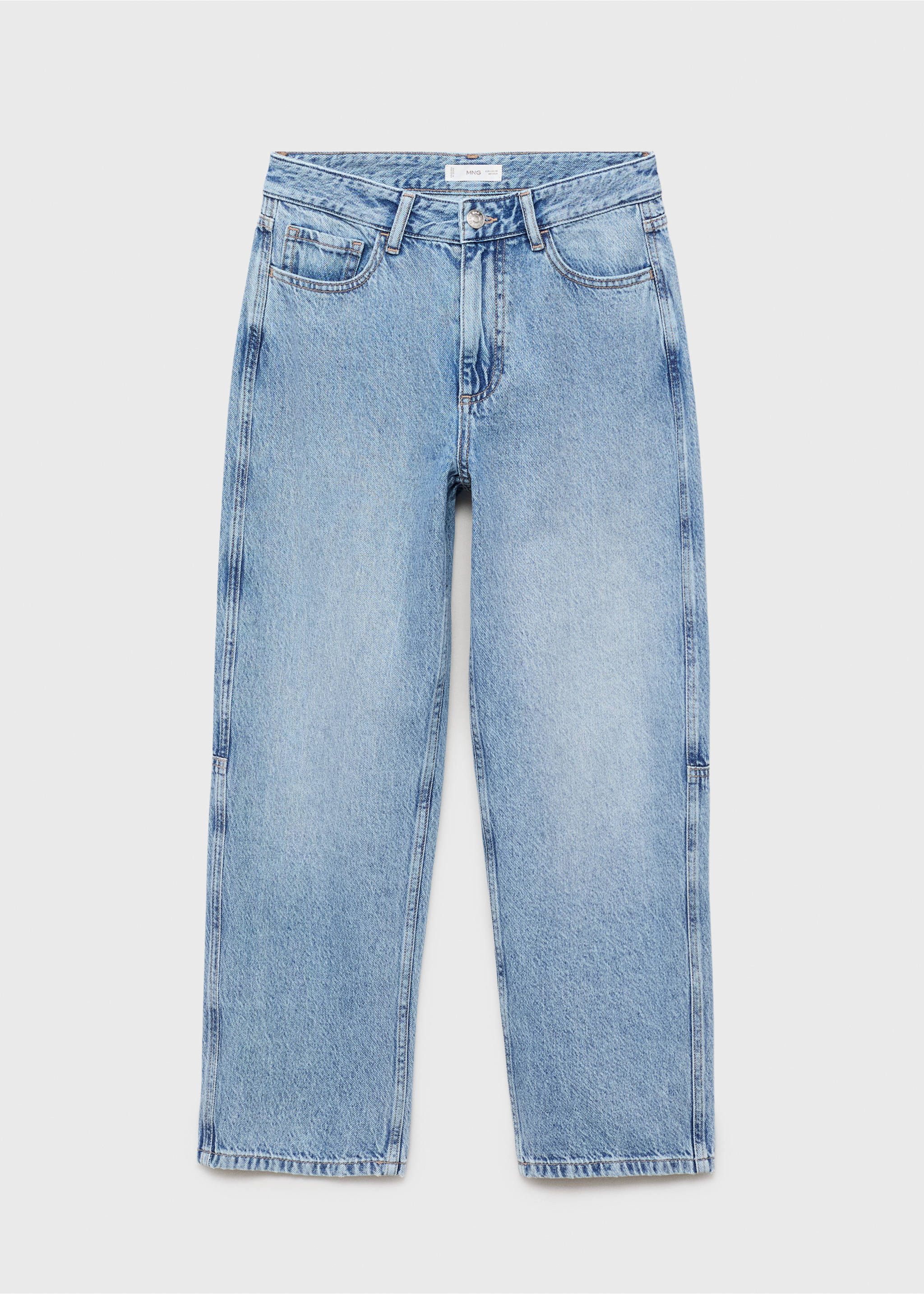 Mid-rise balloon jeans - Article without model, Medium Blue. Ref: 17068282-00.