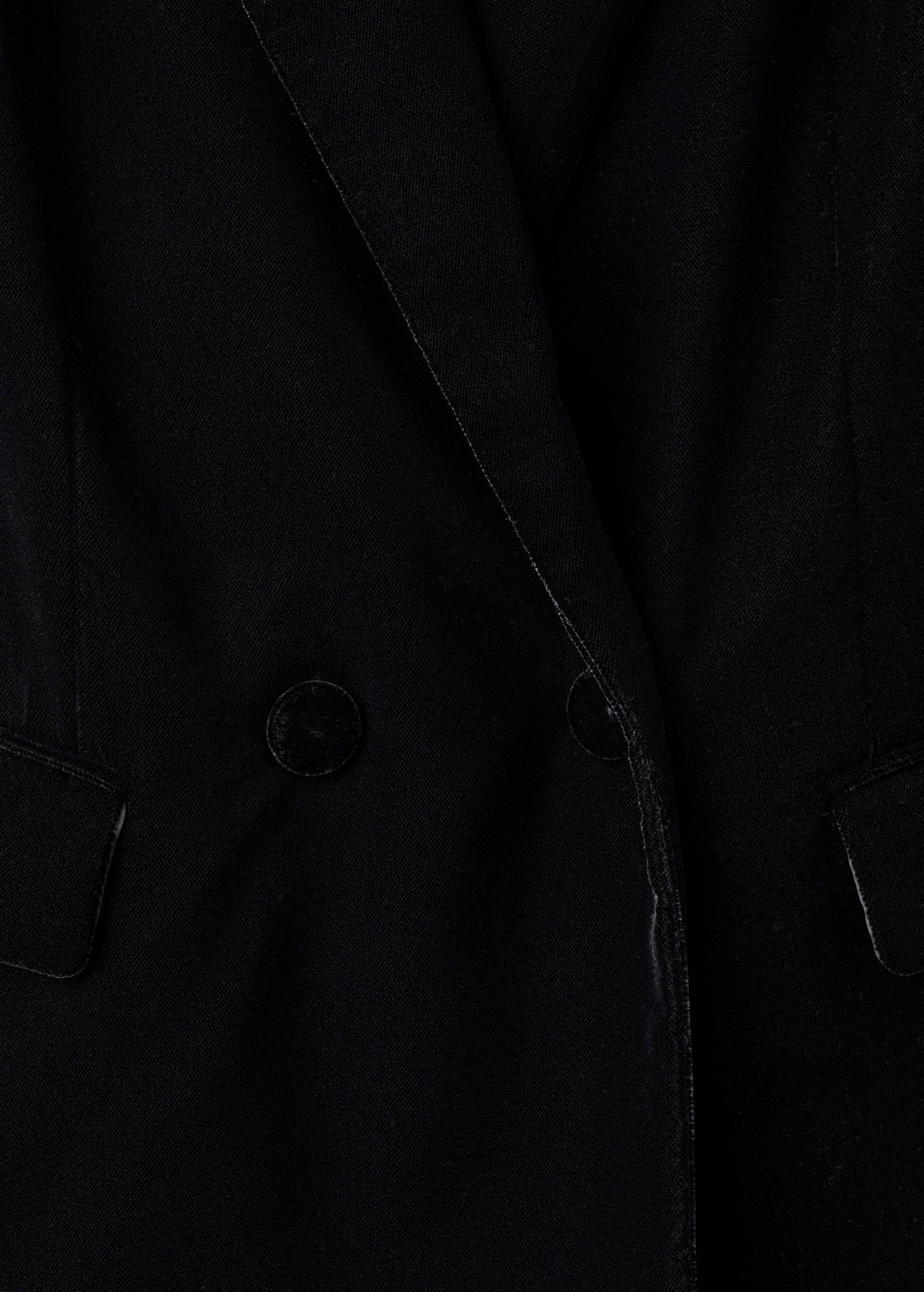 Double-breasted velvet jacket - Details of the article 8