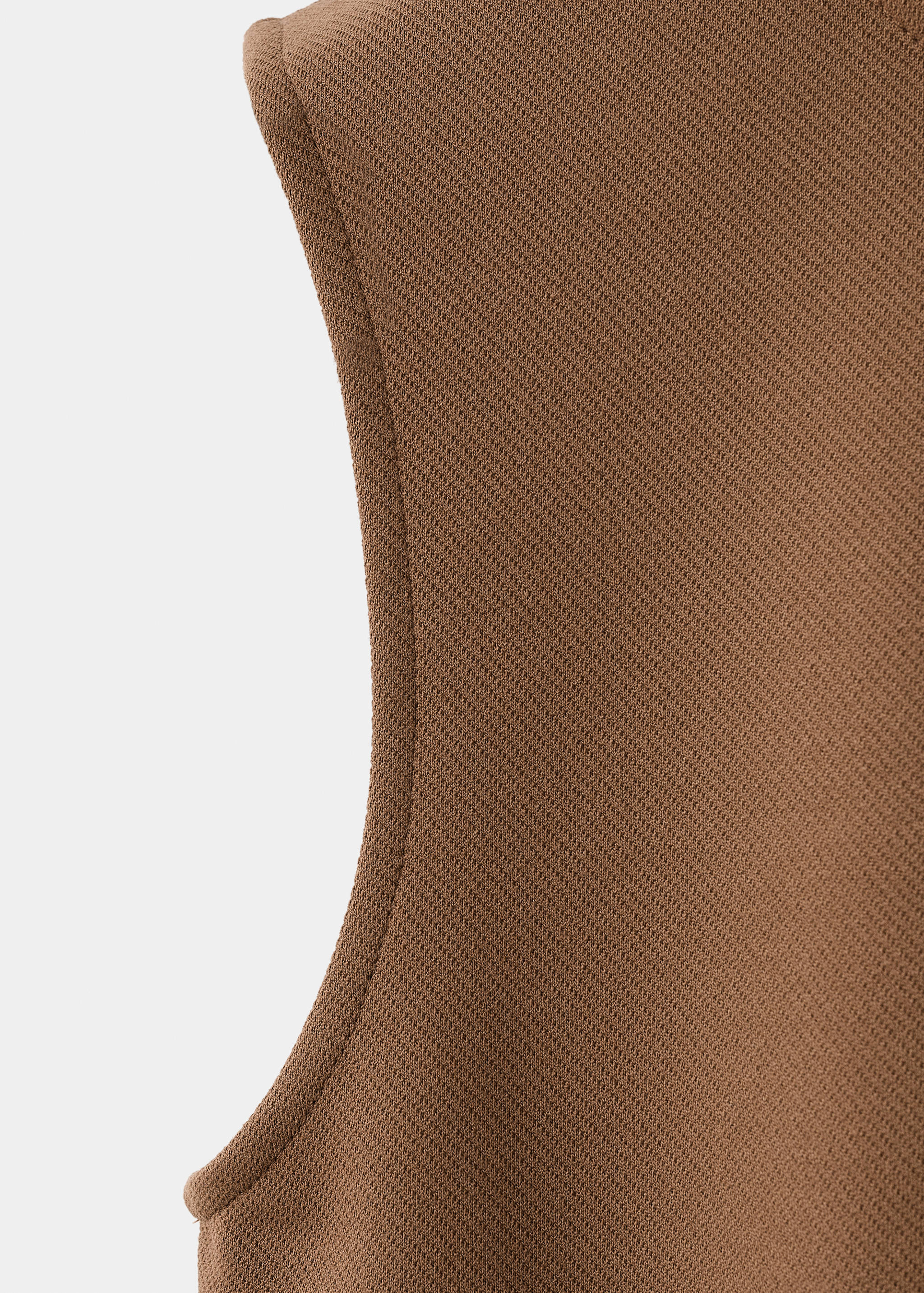 Fitted top with wide straps - Details of the article 0