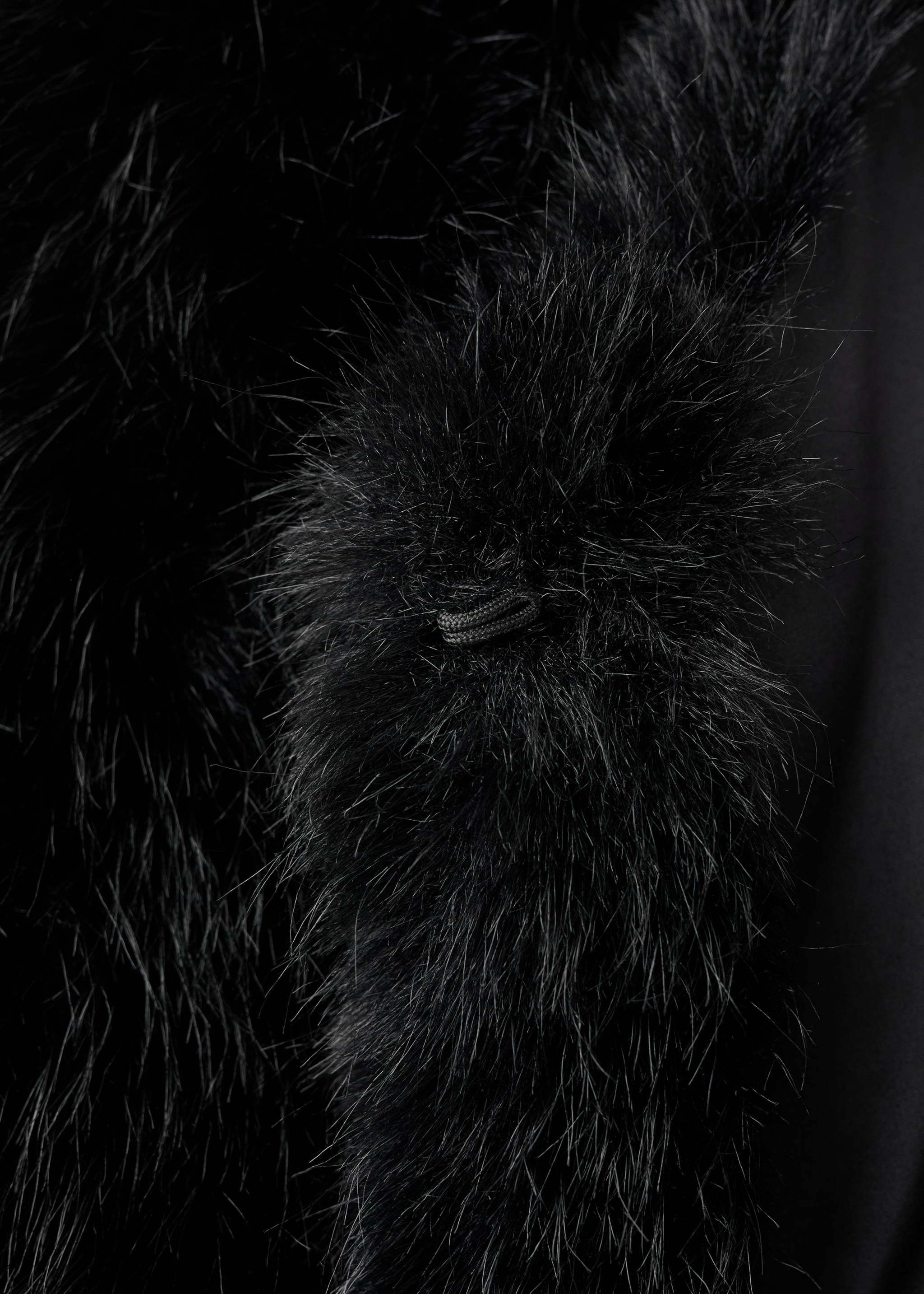 Faux-fur cropped jacket - Details of the article 0