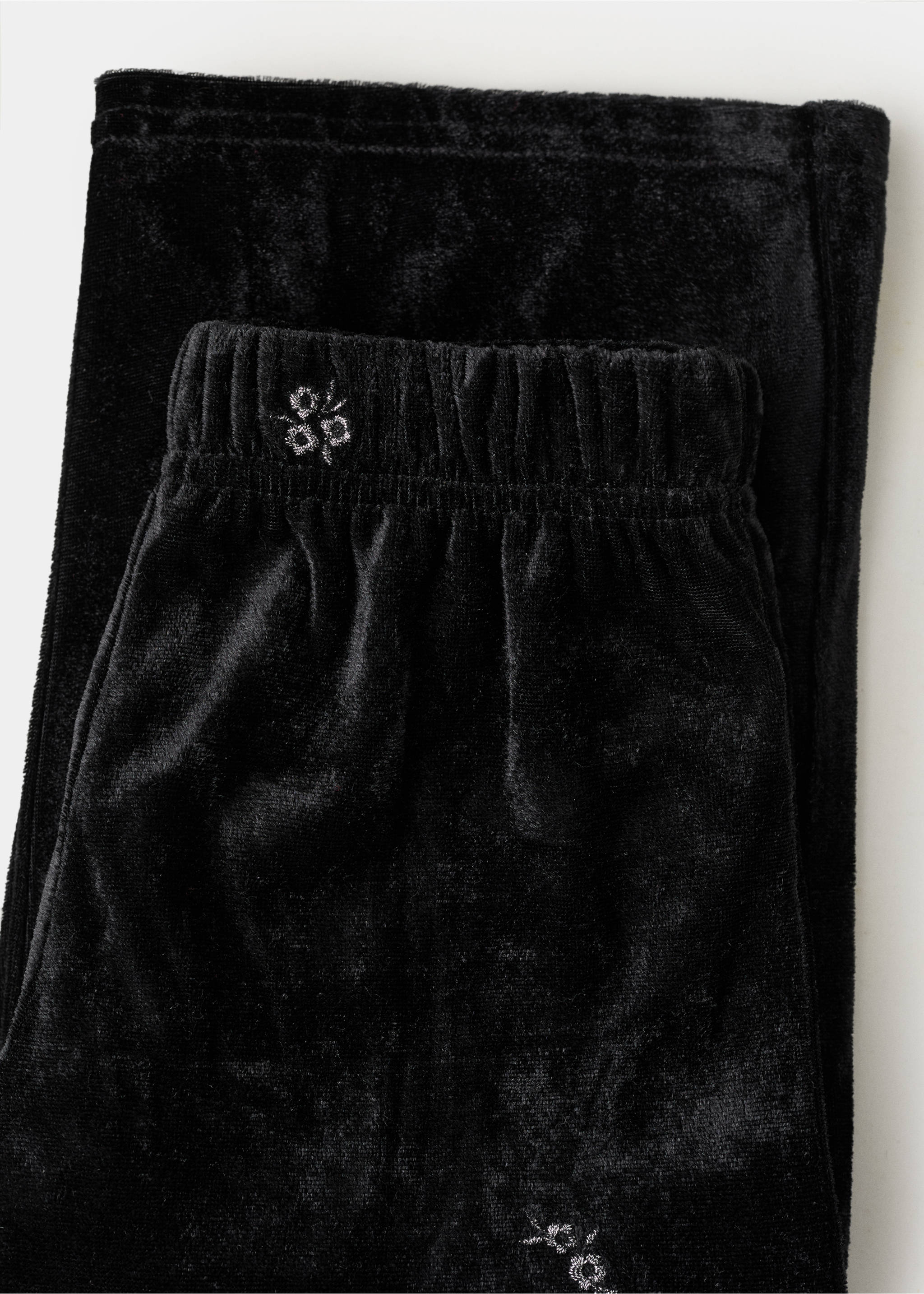 Pantalon bordé velours - Détail de l'article 0, Noir. Ref: 17069096-00.
