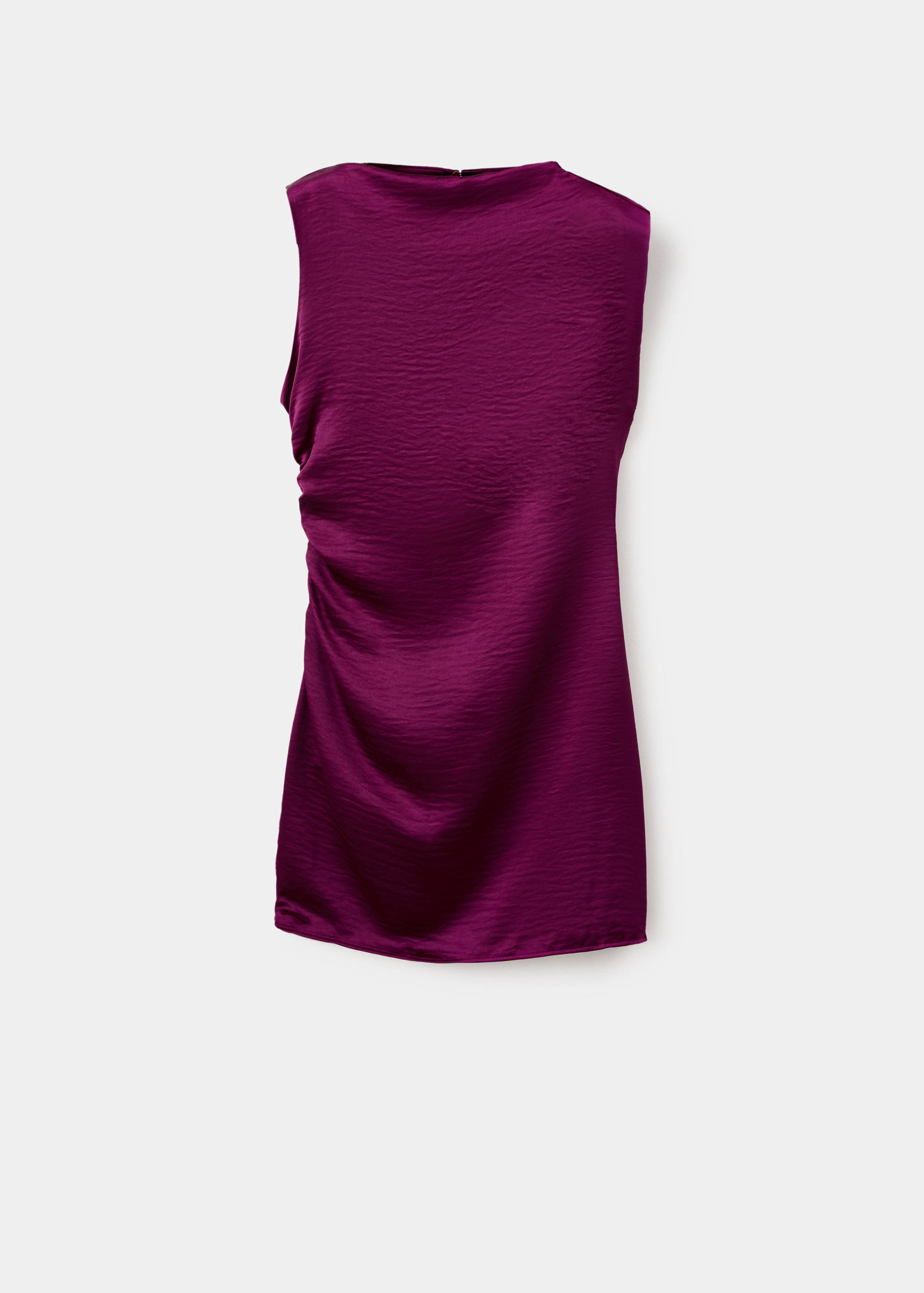 Satin-Kleid mit Knittereffekt - Artikel ohne Model
