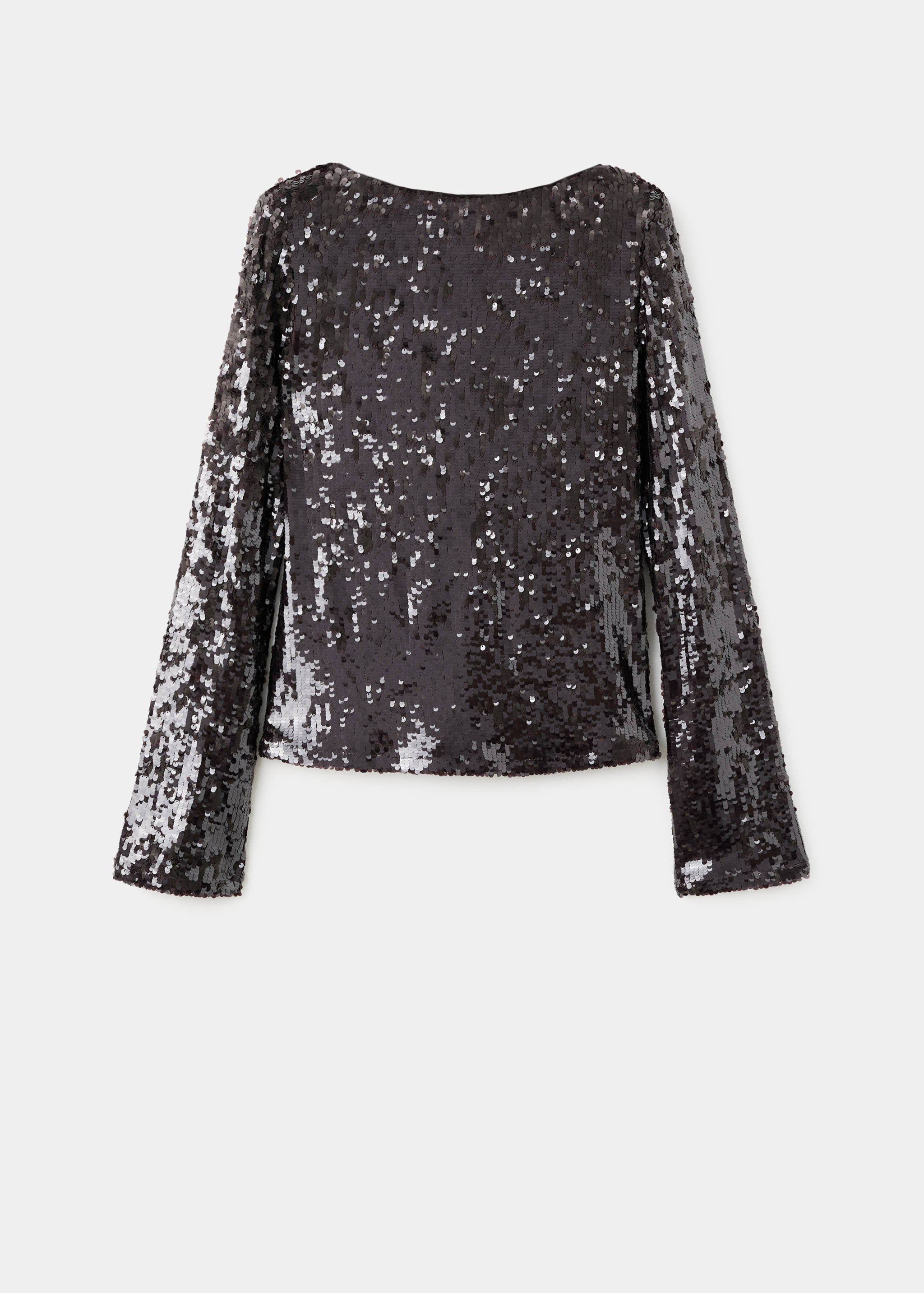 Bell-sleeved top with sequins - Article without model