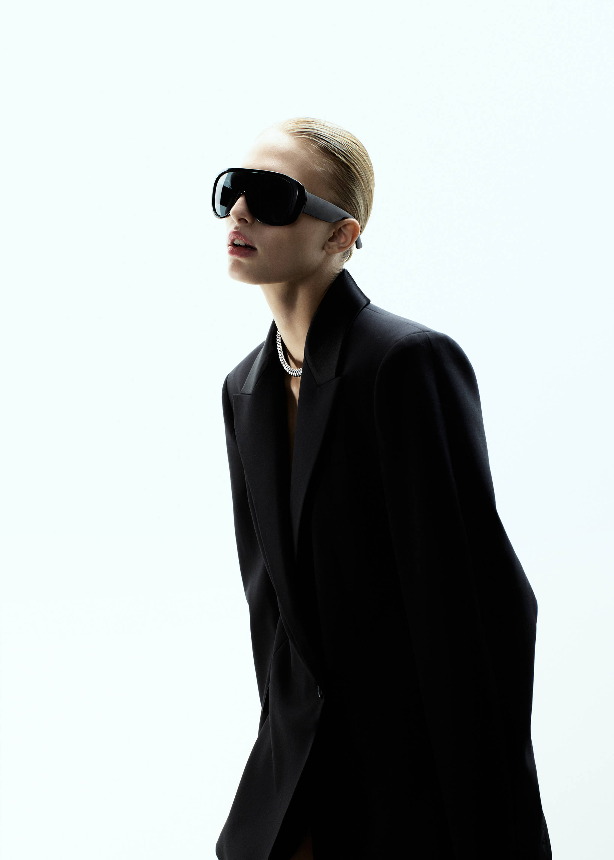 Vestido estilo blazer mistura lã - Pormenor do artigo 3