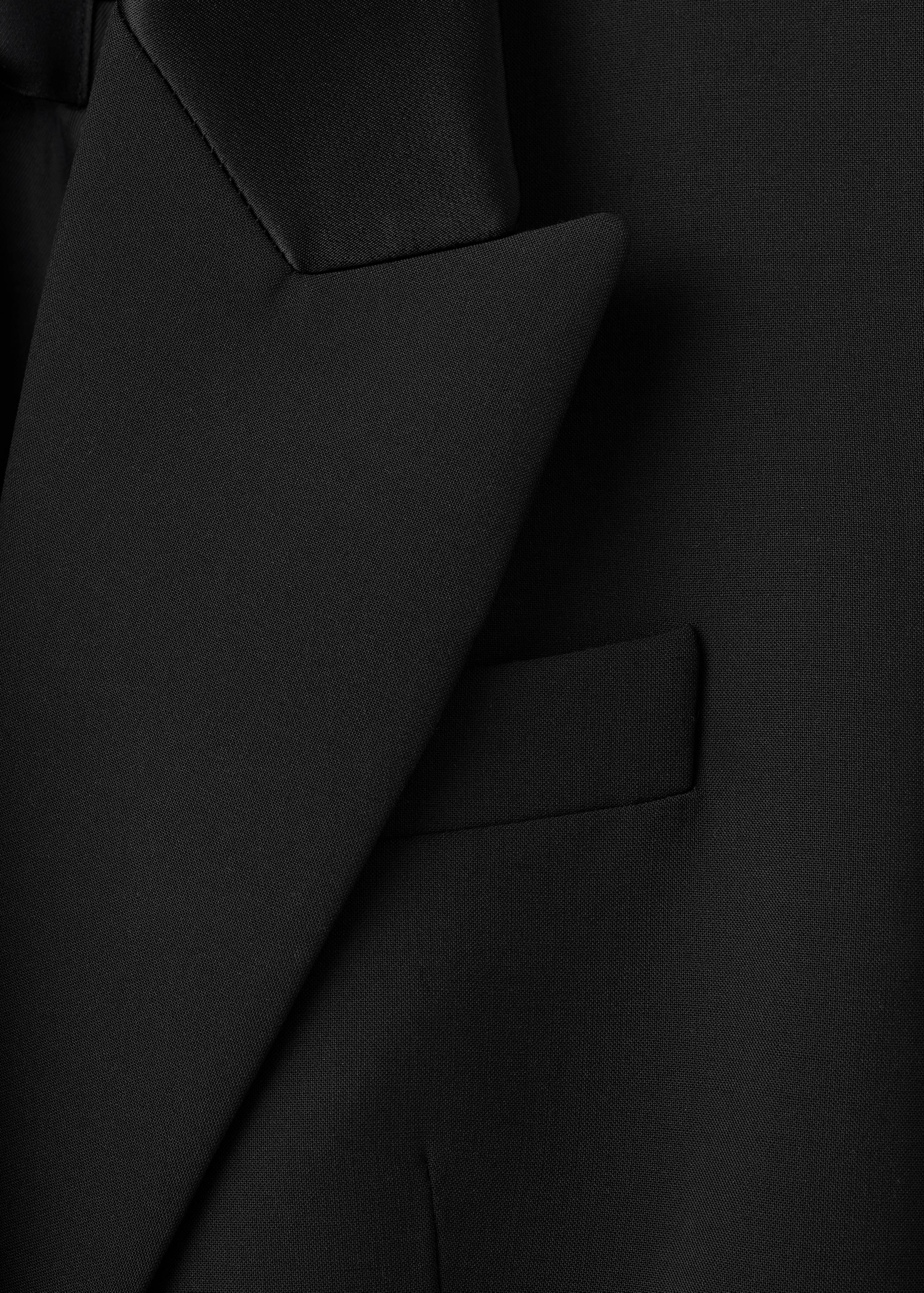 Vestido estilo blazer mistura lã - Pormenor do artigo 8