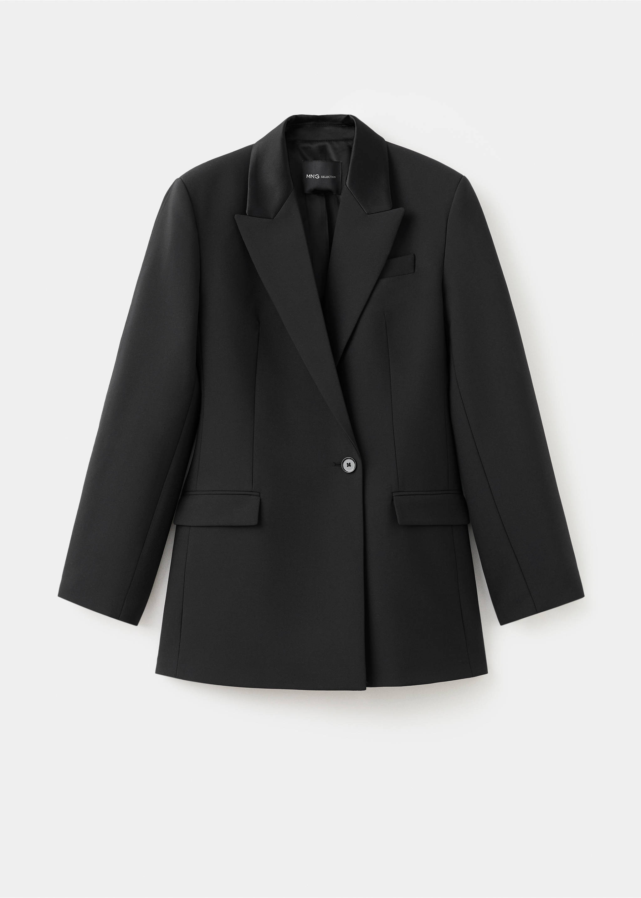 Wool-blend blazer dress - Article without model, Black. Ref: 17069120-00.