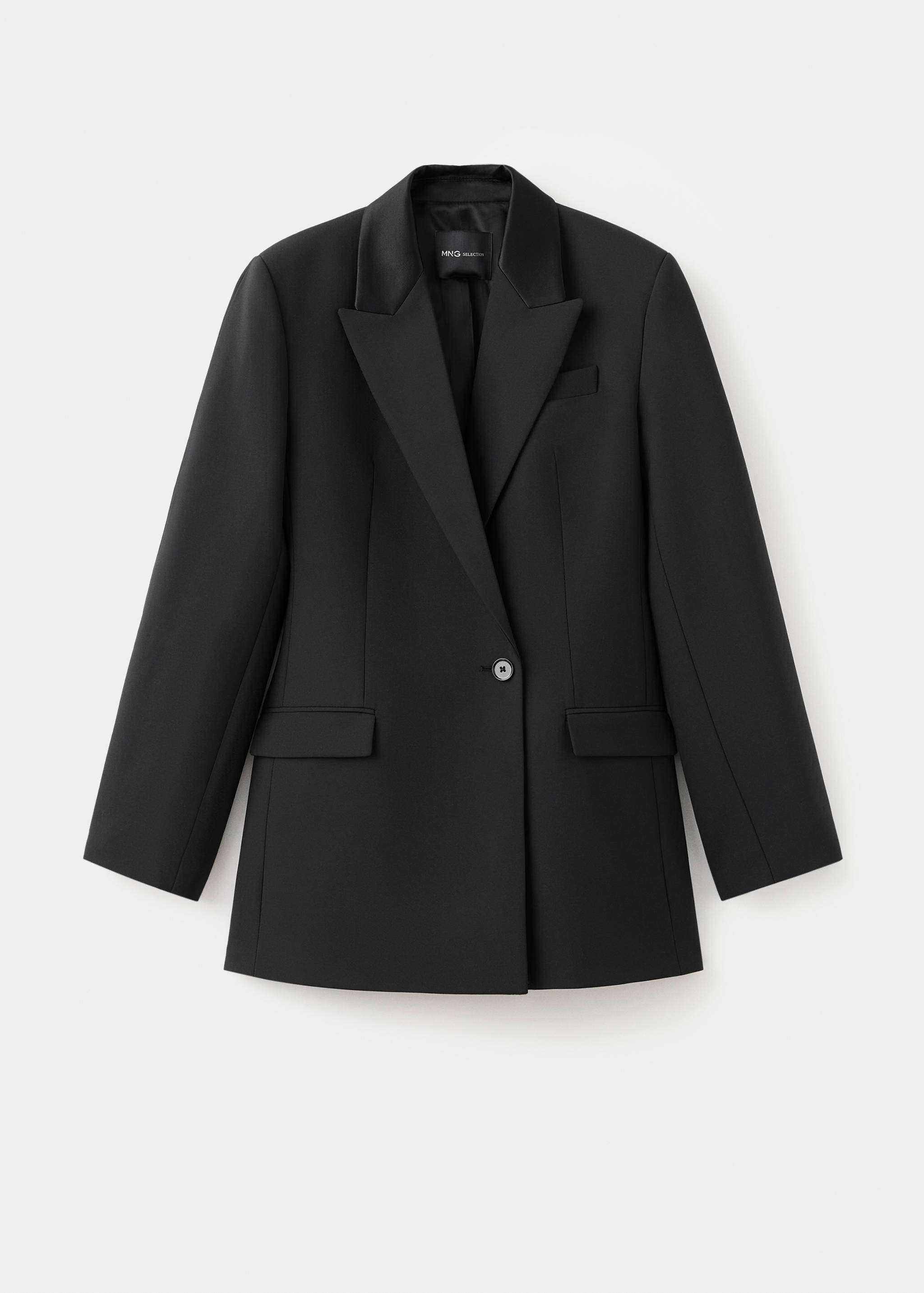 Vestido estilo blazer mistura lã - Artigo sem modelo