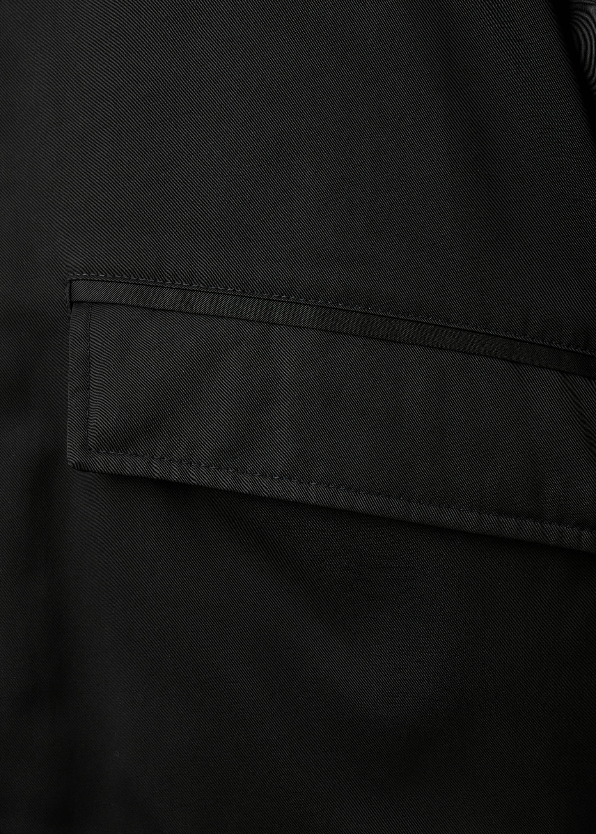 Water-repellent jacket with pockets - Details of the article 0