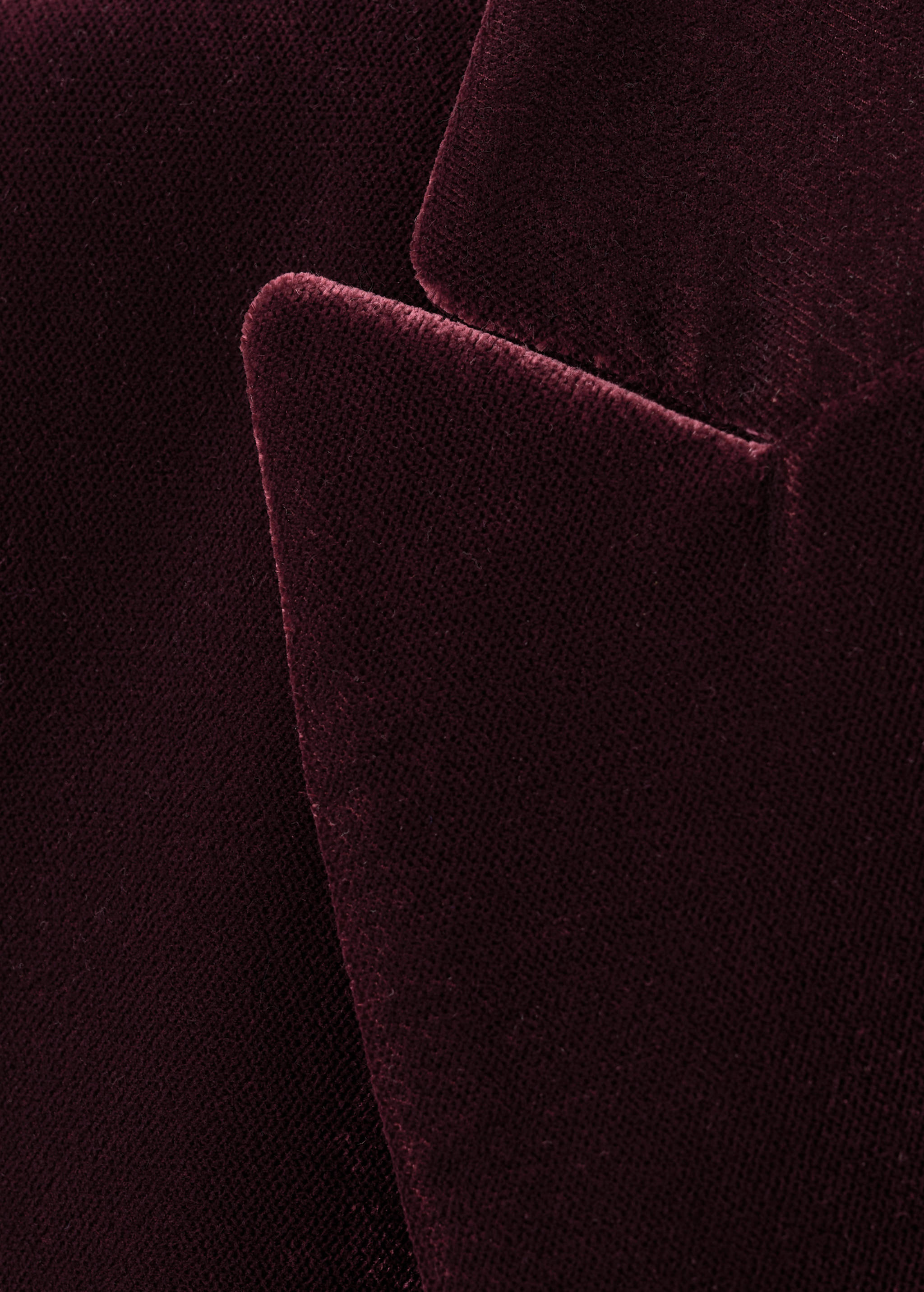 Structured velvet blazer - Details of the article 8