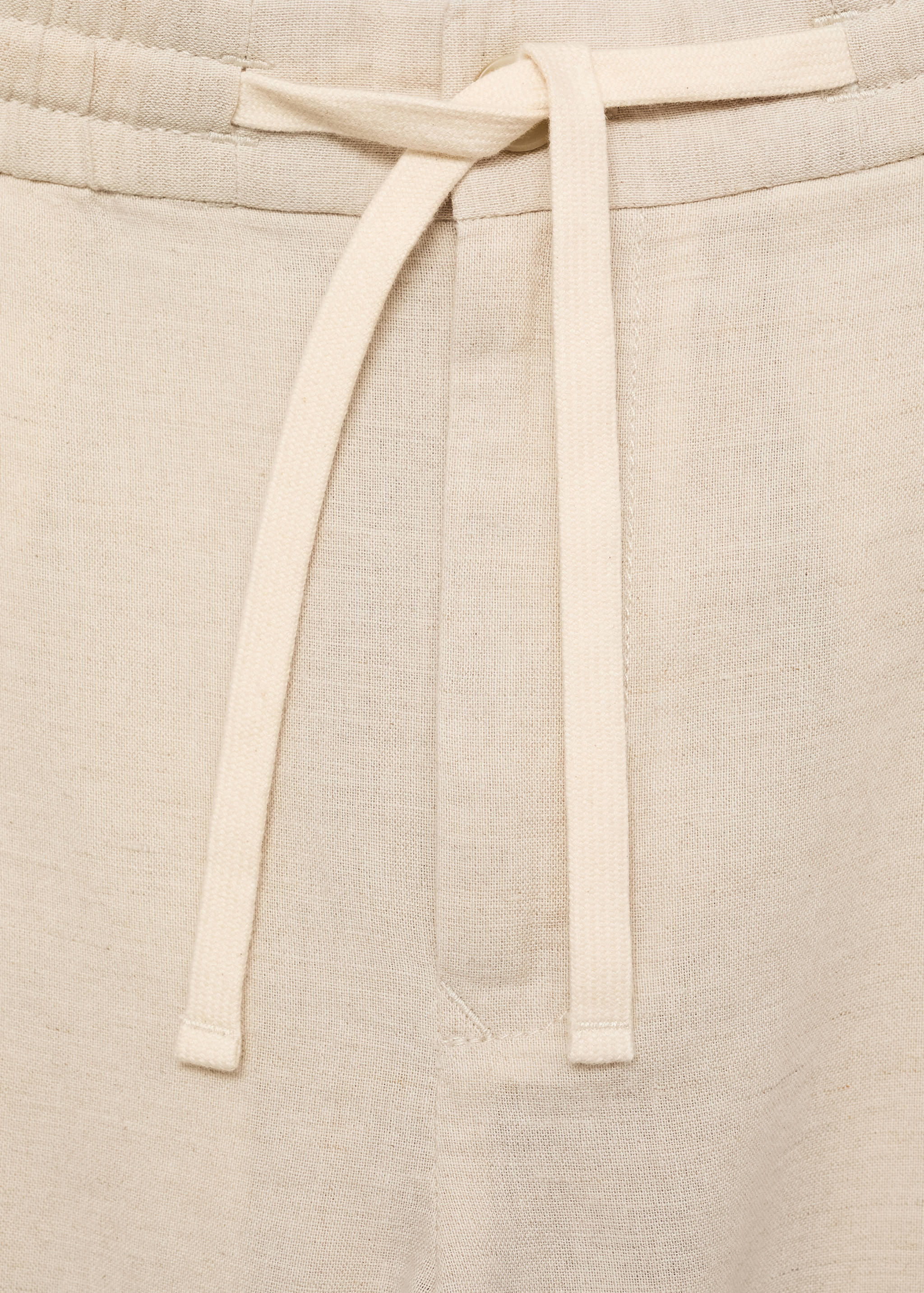 Slim-fit trousers with drawstring - Details of the article 8