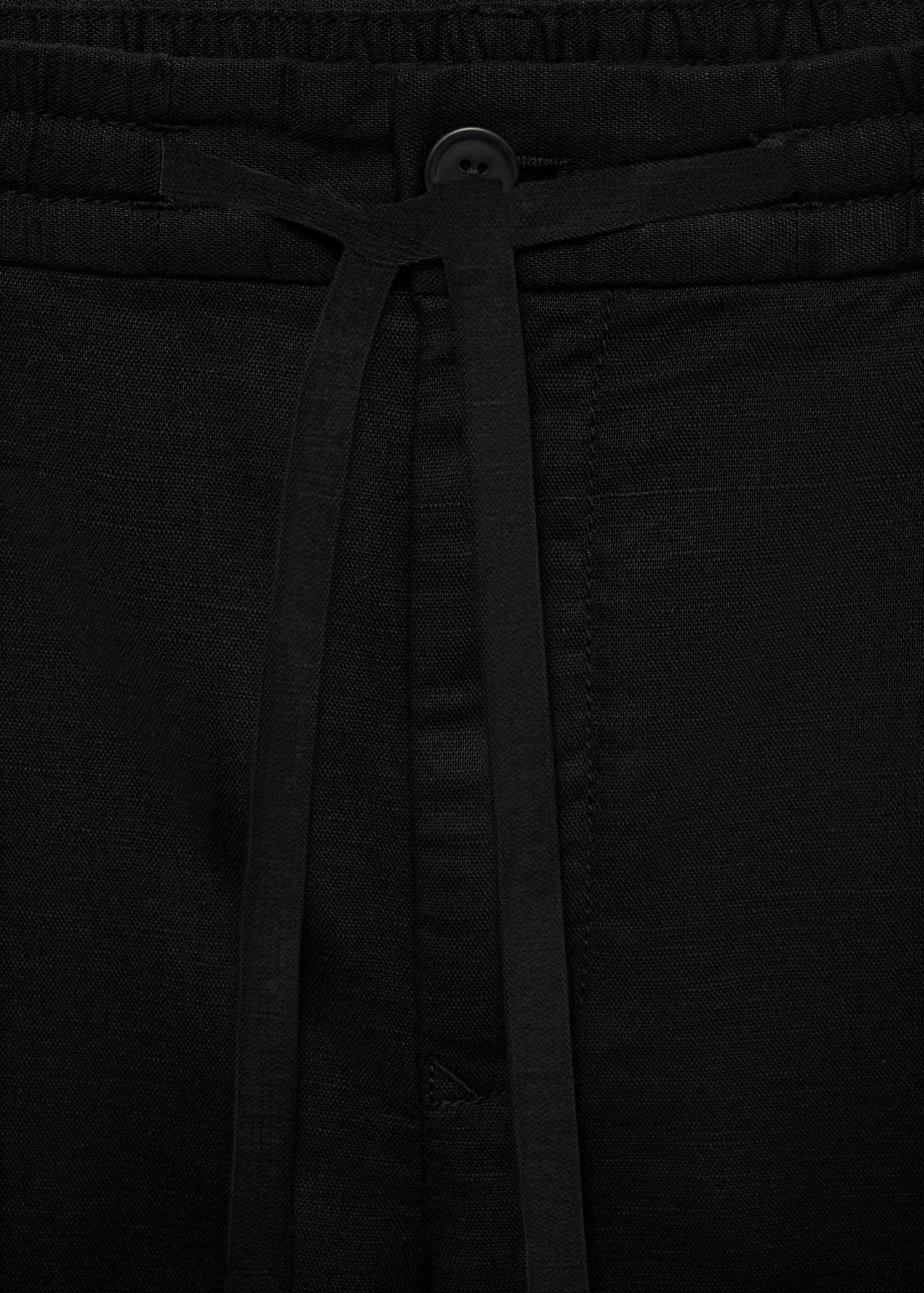 Slim-fit trousers with drawstring - Details of the article 8