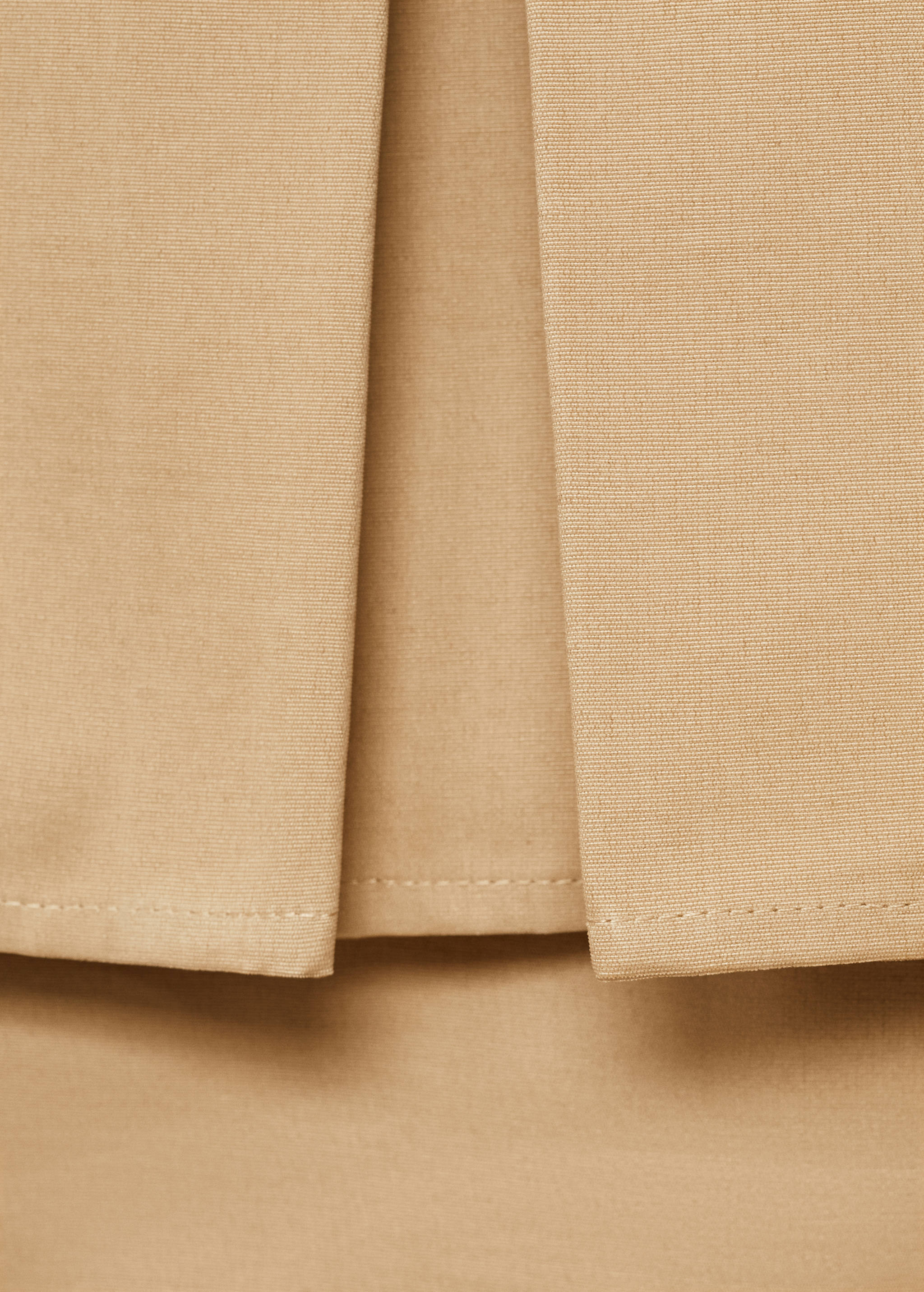 Cape-style cropped trench coat - Details of the article 0