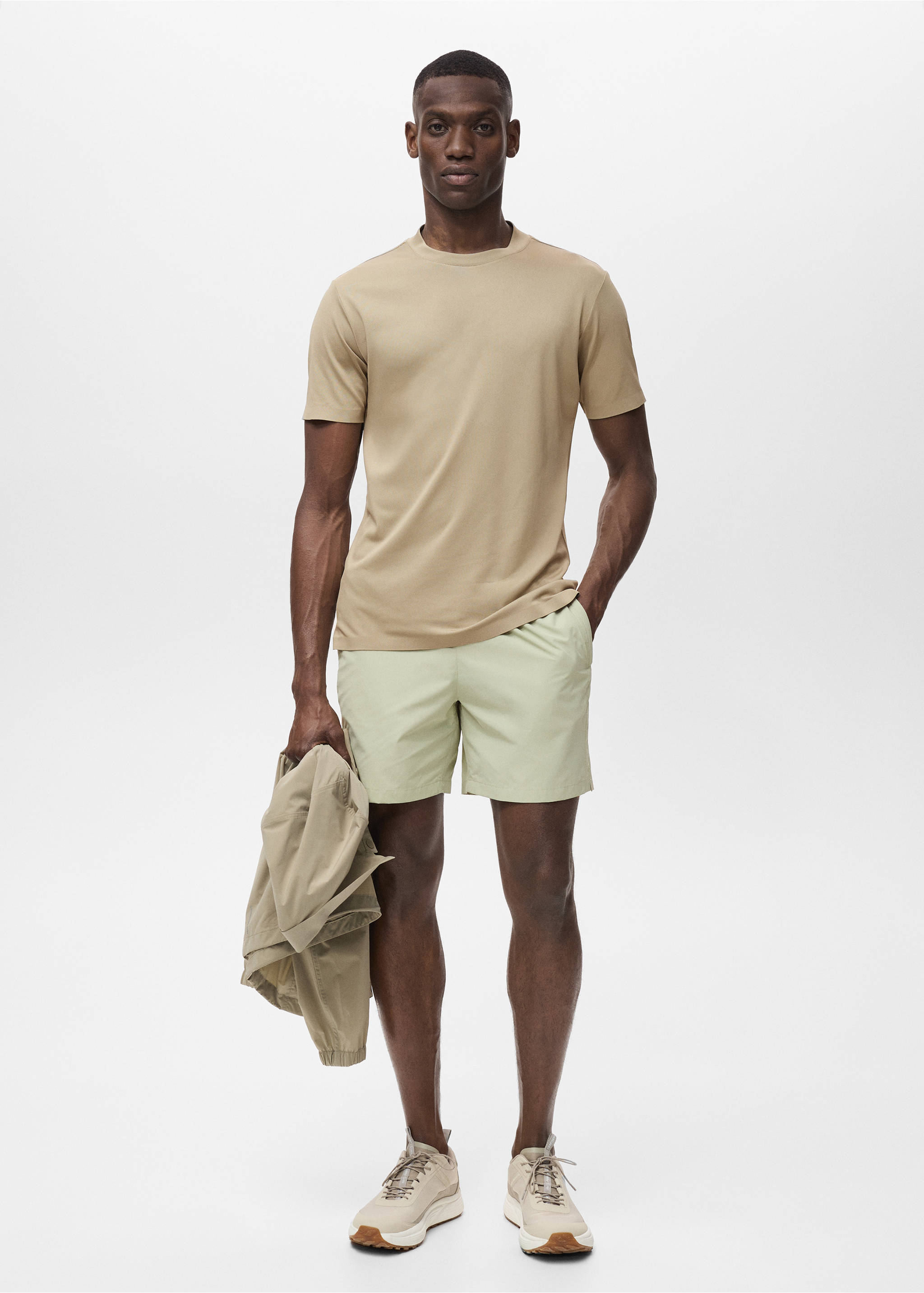 Swimsuit with zip pockets - General plane, Mint Green. Ref: 17071146-00.