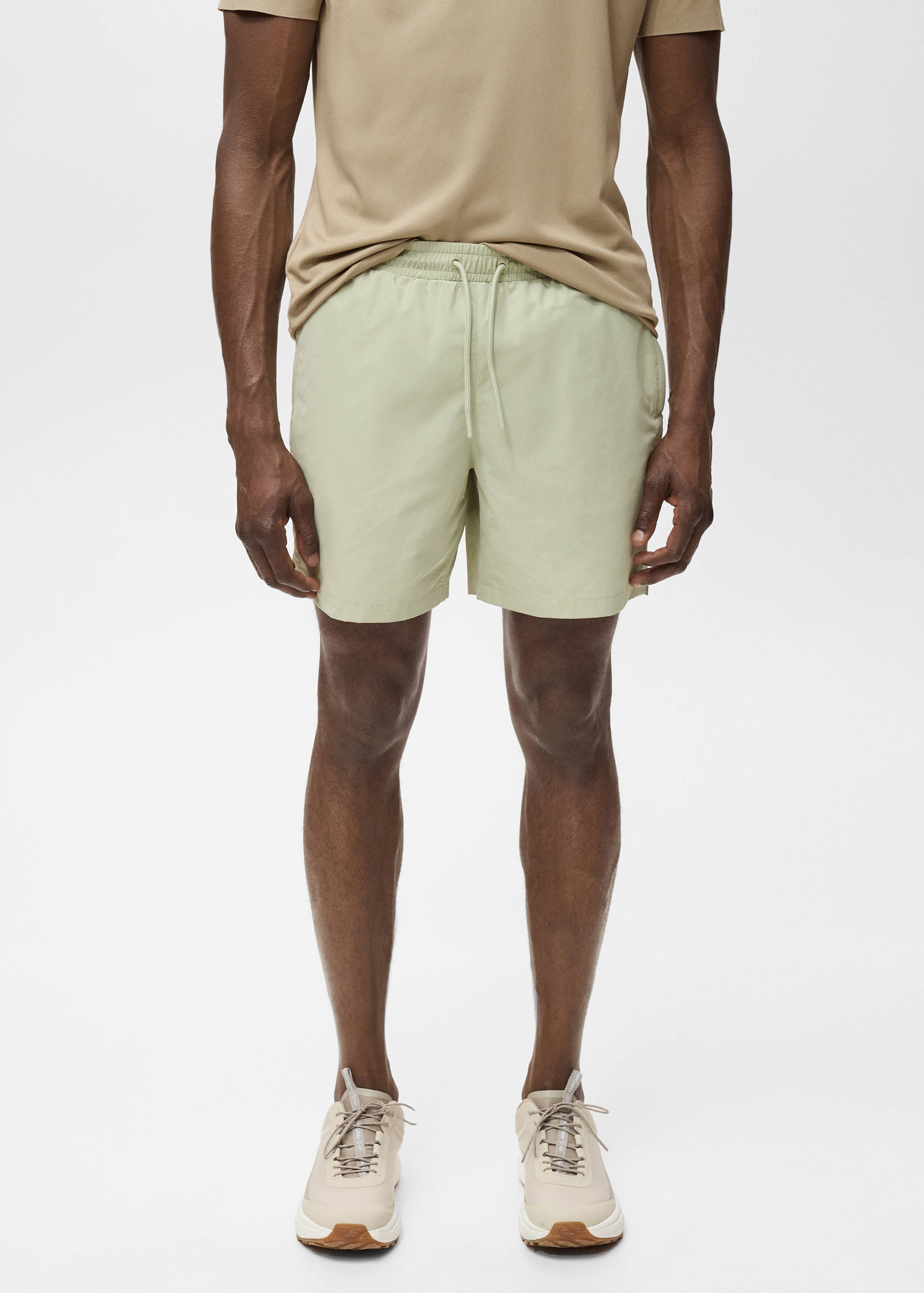 Badeshorts mit Zip-Taschen - Mittlere Ansicht