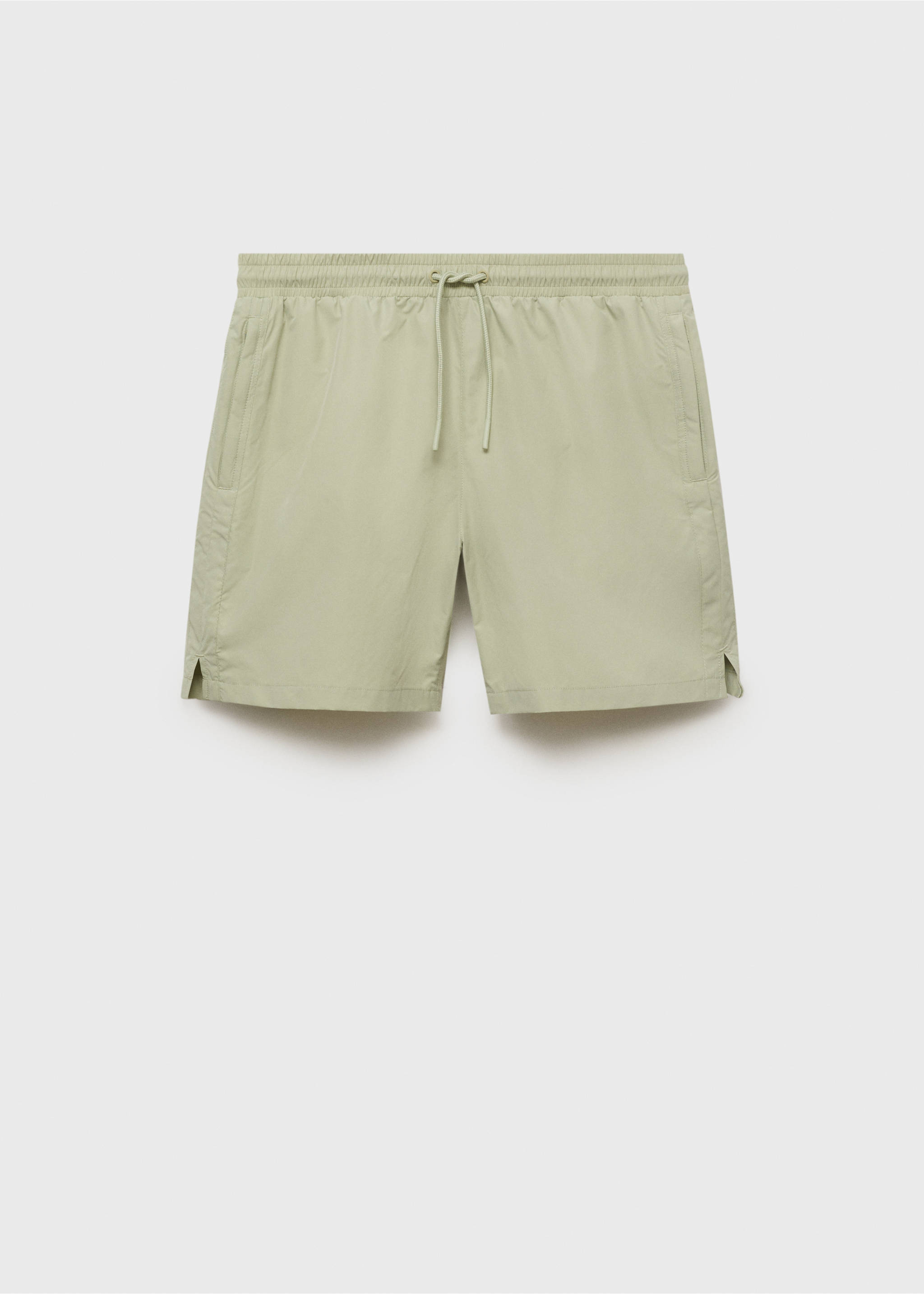 Swimsuit with zip pockets - Article without model, Mint Green. Ref: 17071146-00.