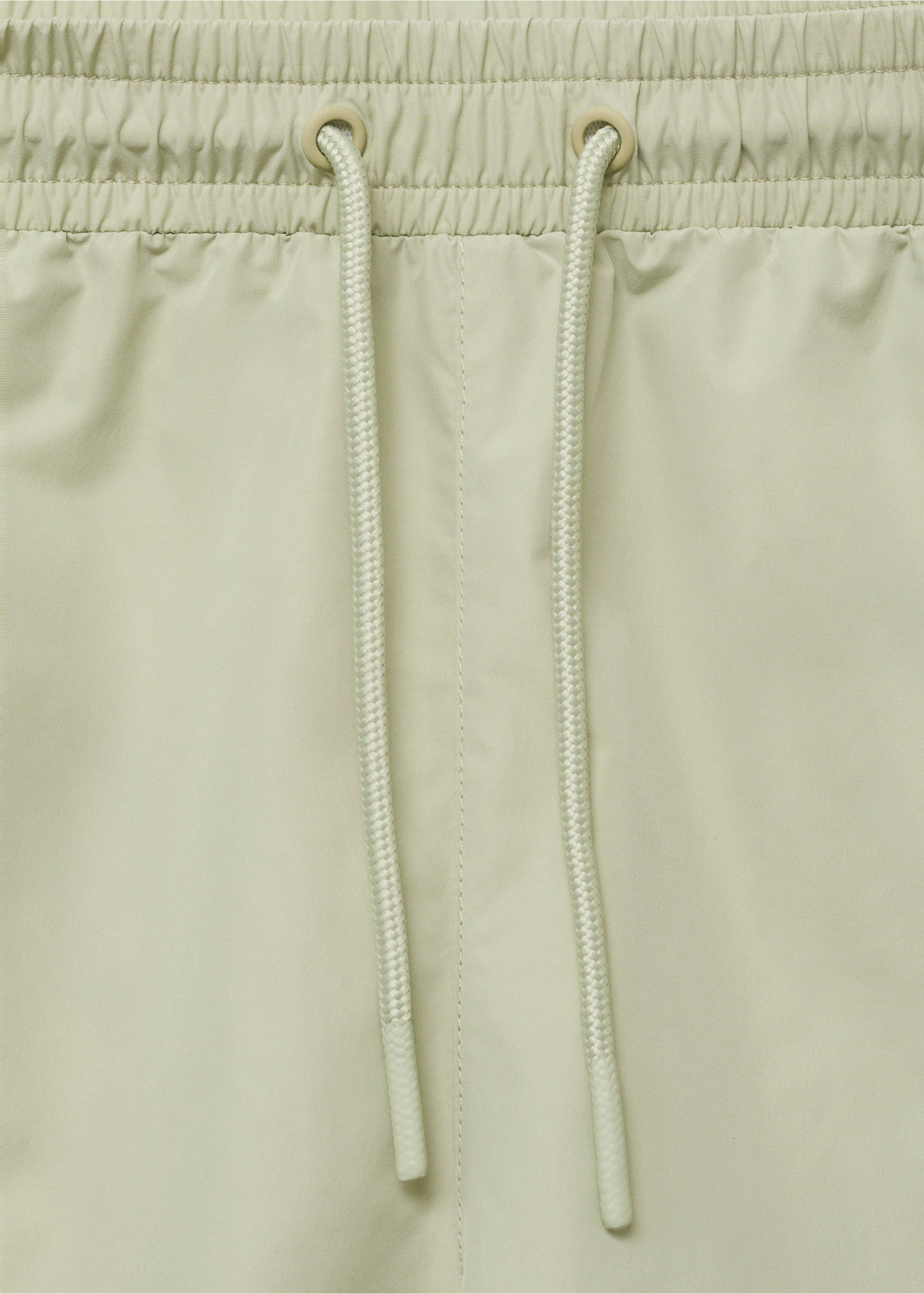 Swimsuit with zip pockets - Details of the article 8, Mint Green. Ref: 17071146-00.