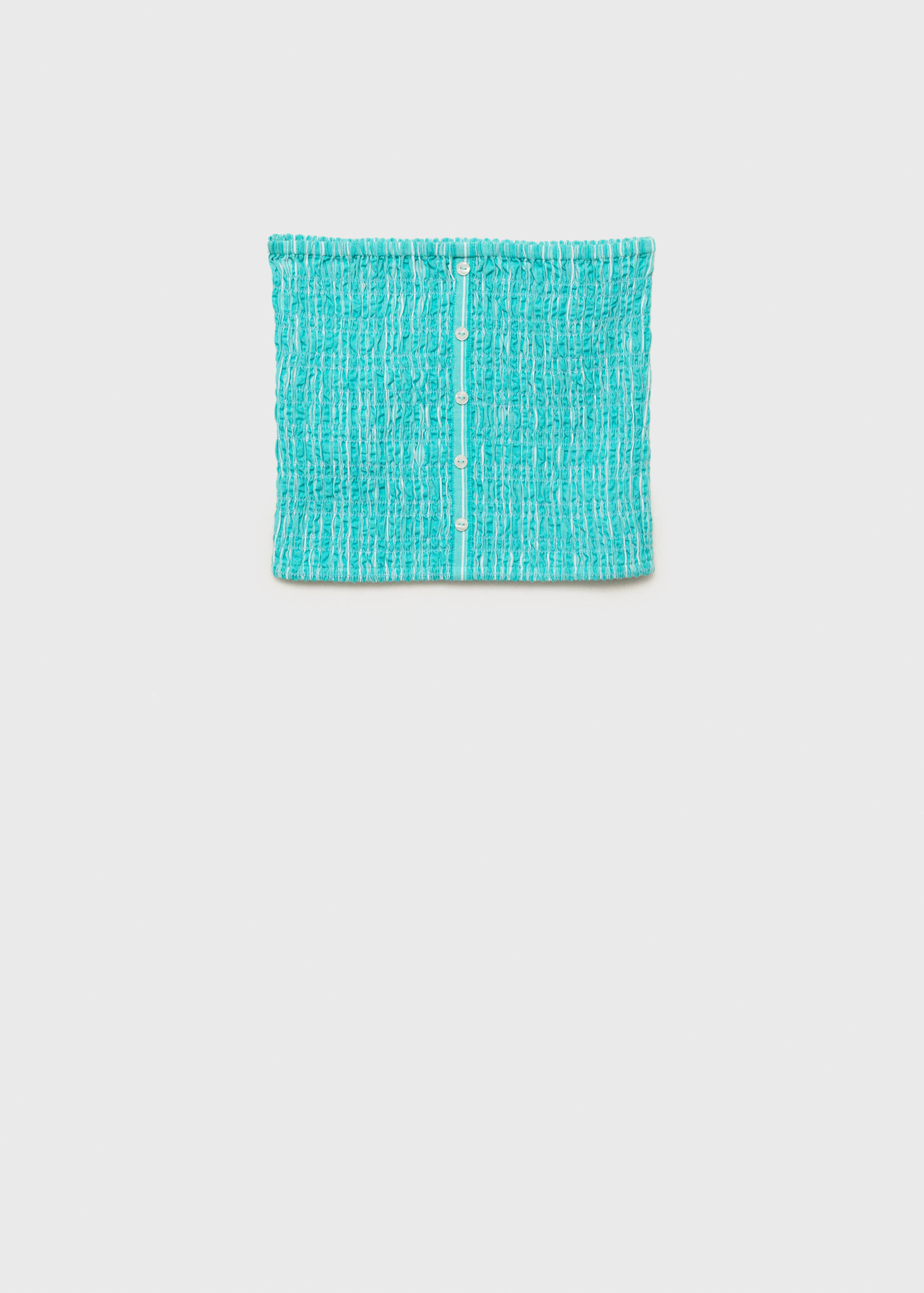 Nabrani top bez bretela - Artikl bez modela
